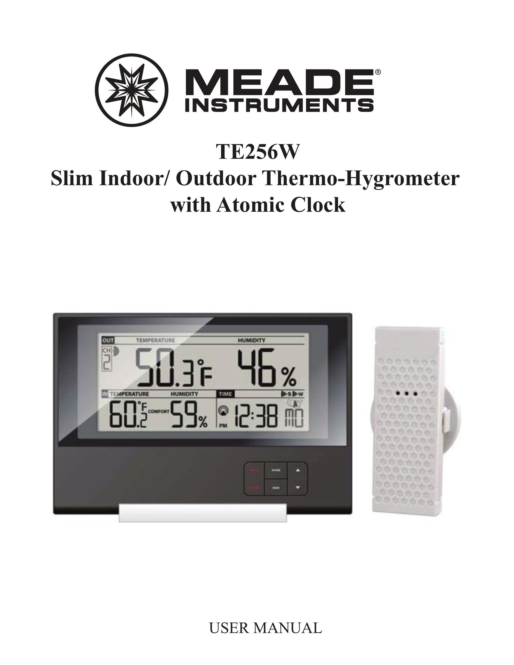 Meade TE256W Clock User Manual