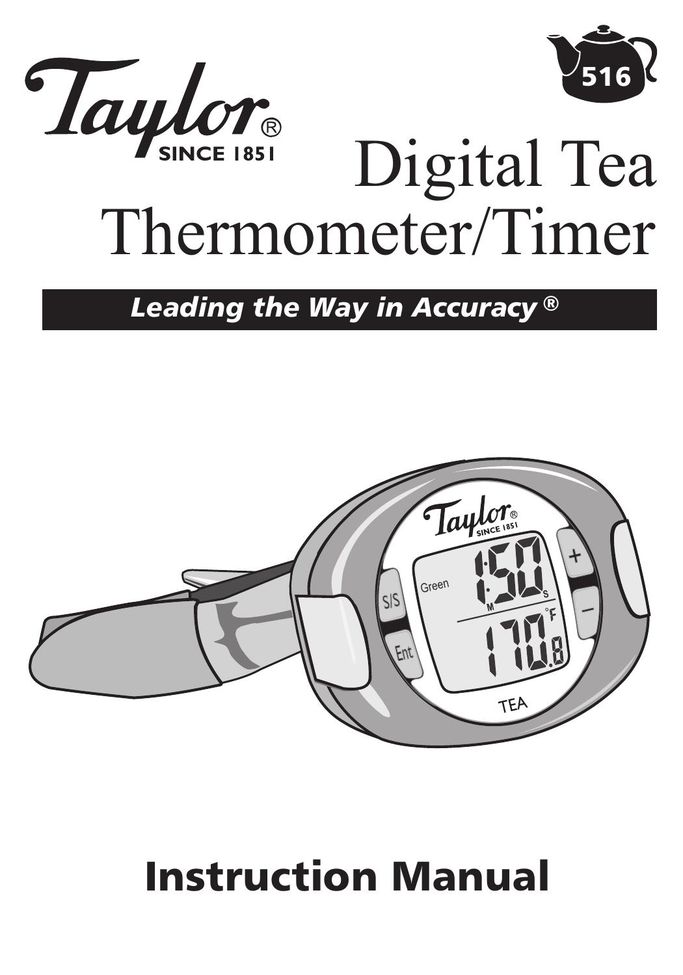 Taylor 516 Clock User Manual