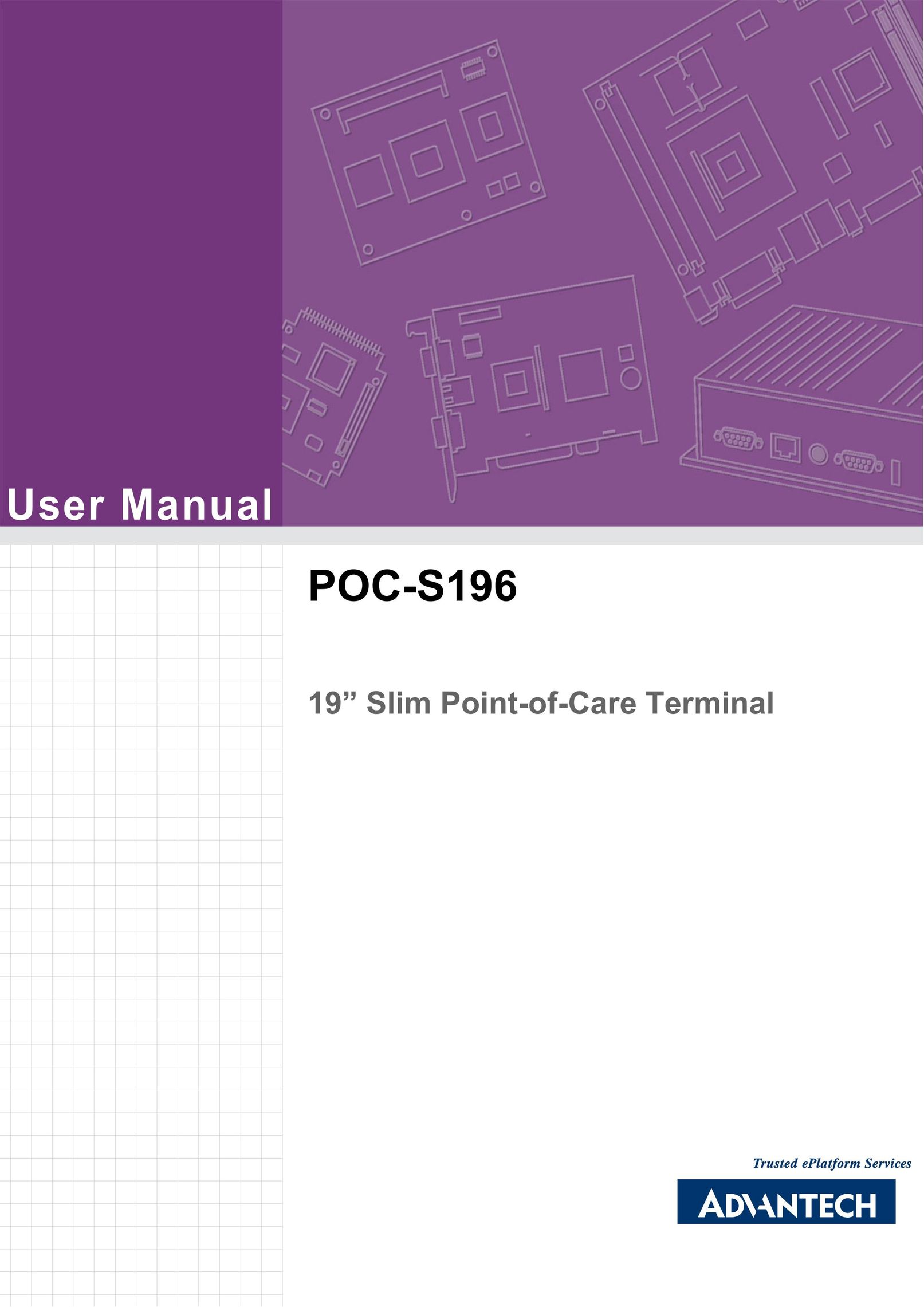 Advantech POC-S196 Computer Accessories User Manual