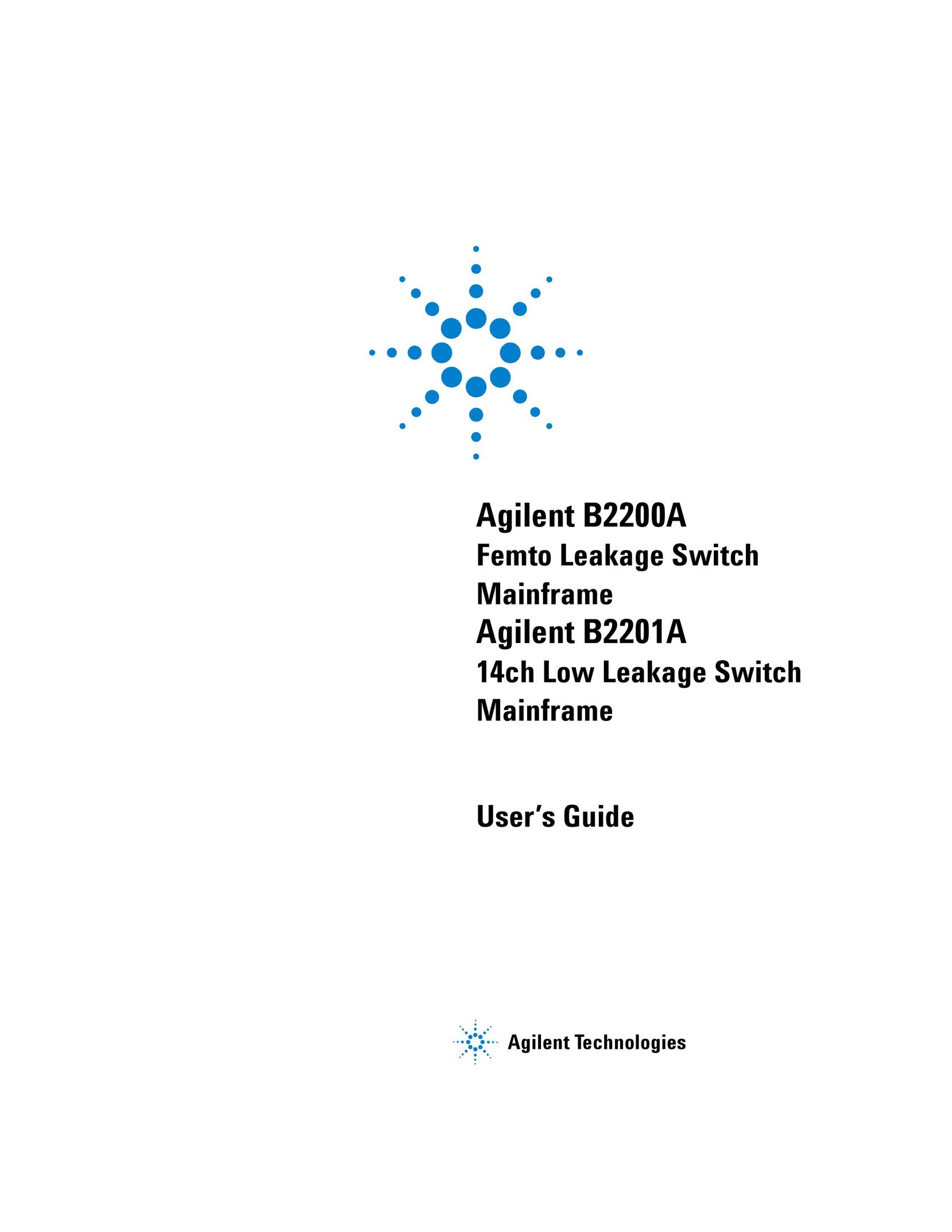 Agilent Technologies B2200A Computer Accessories User Manual