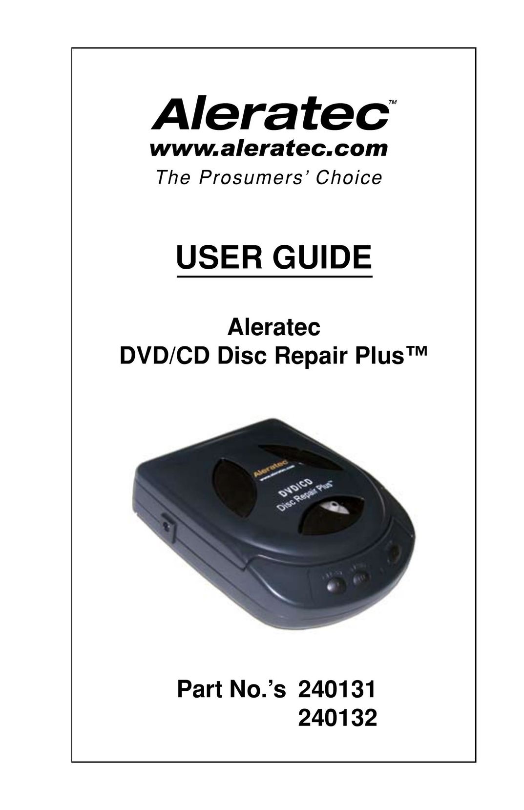 Aleratec 240131 Computer Accessories User Manual