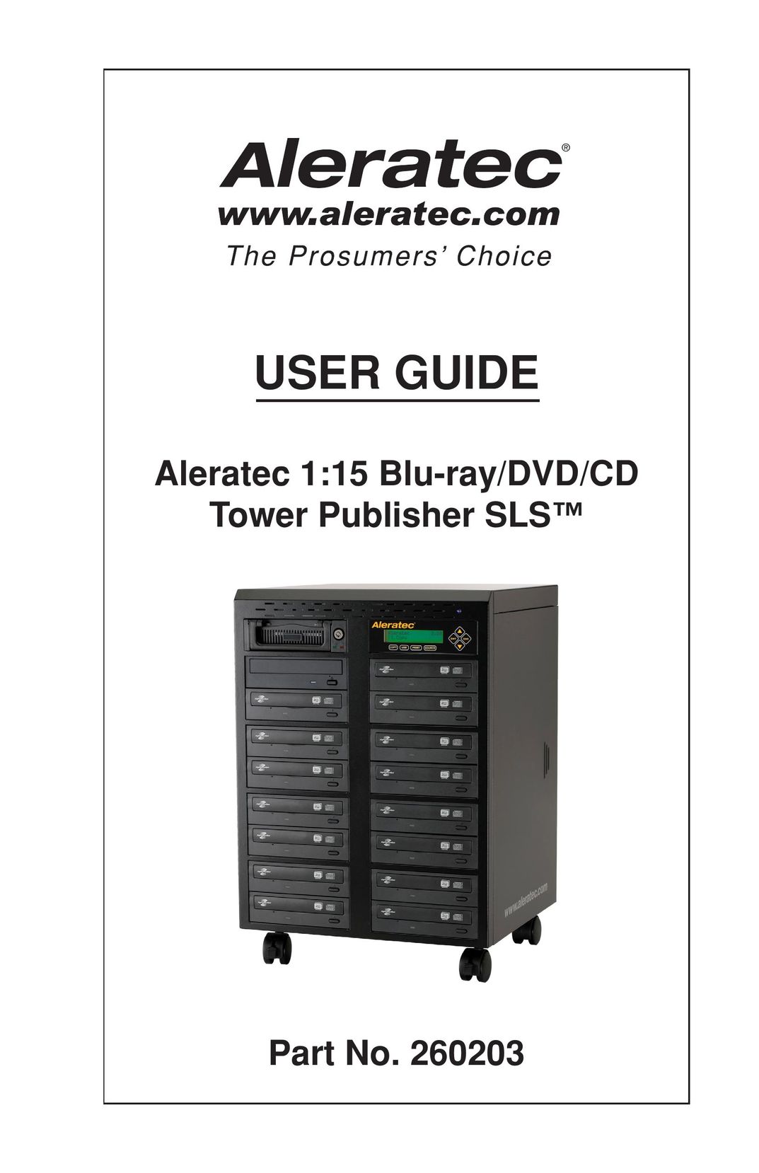 Aleratec 260203 Computer Accessories User Manual