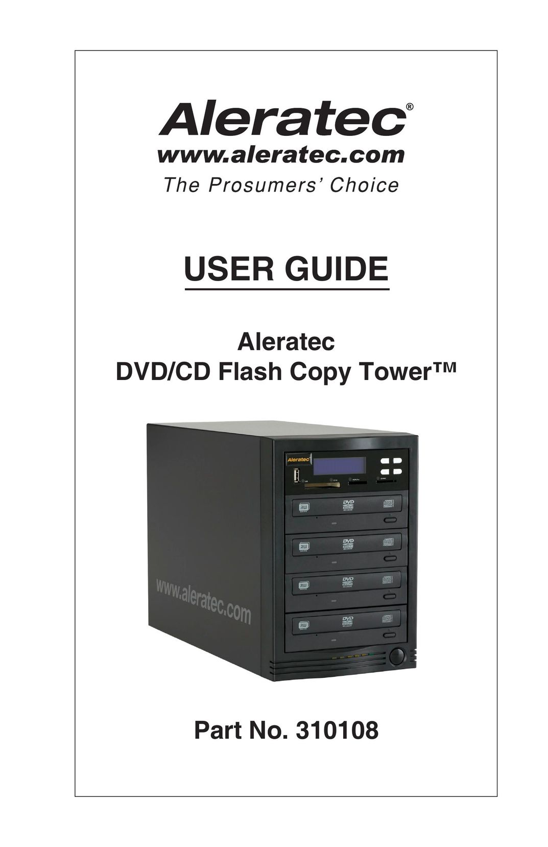 Aleratec 310108 Computer Accessories User Manual
