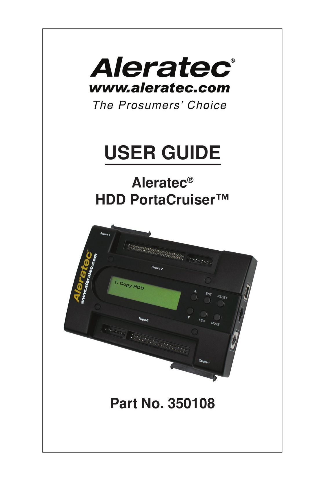 Aleratec 350108 Computer Accessories User Manual