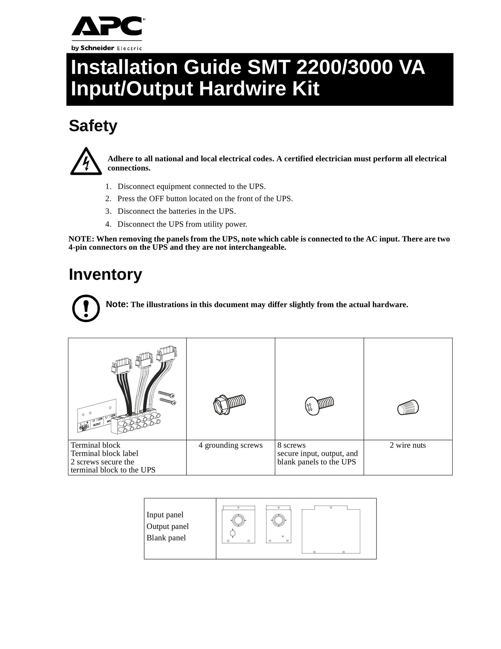 APC 100 VAC Computer Accessories User Manual
