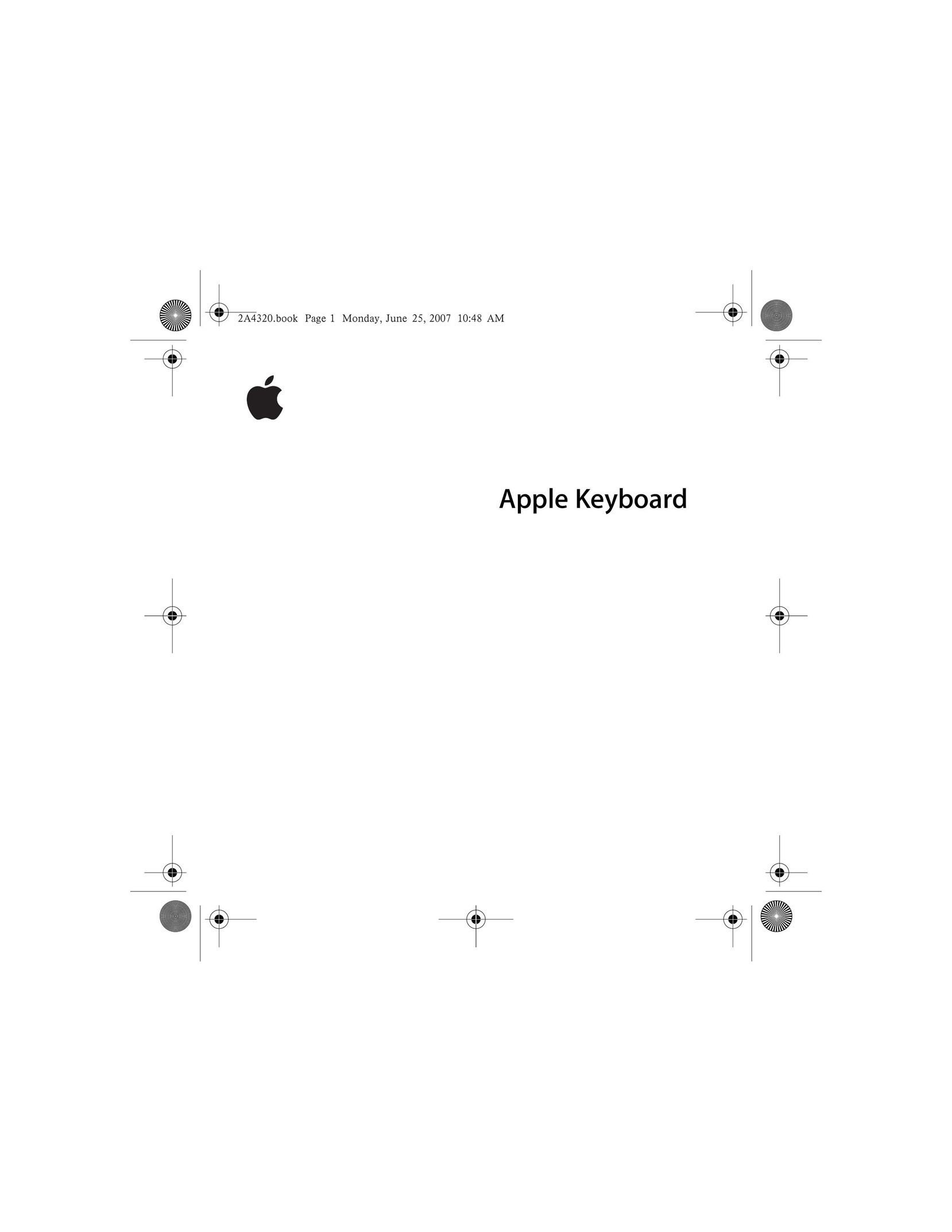 Apple 2A034-4320-A Computer Accessories User Manual