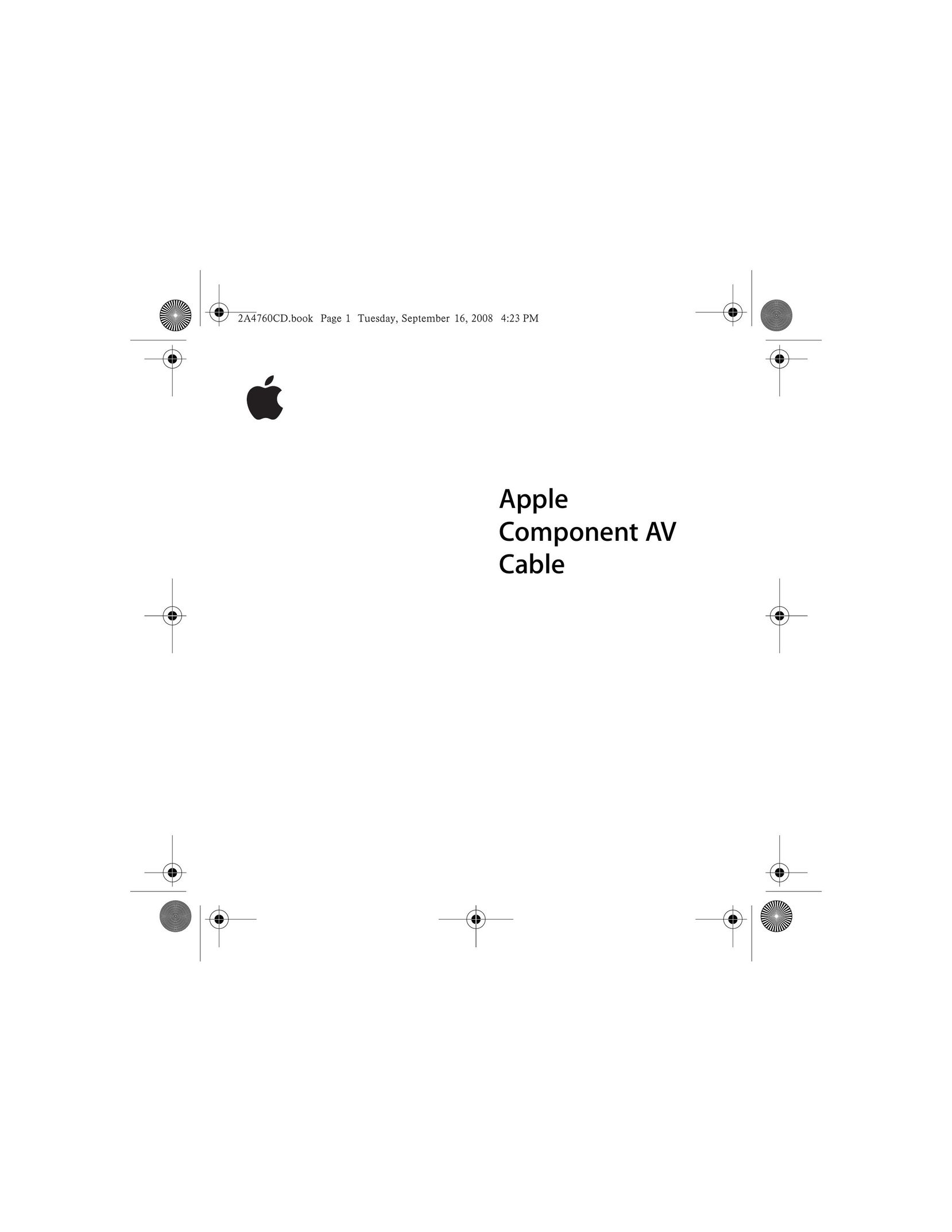 Apple 2A034-4760-A Computer Accessories User Manual