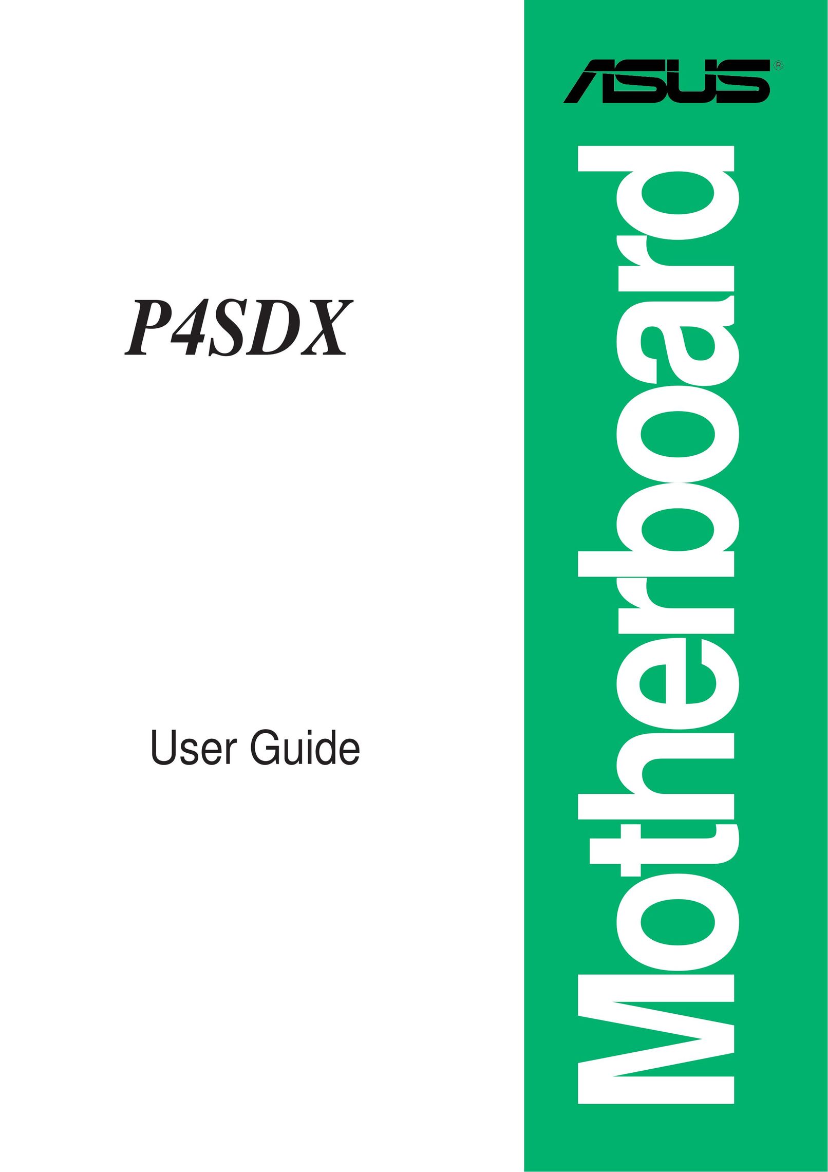 Asus P4SDX Computer Accessories User Manual