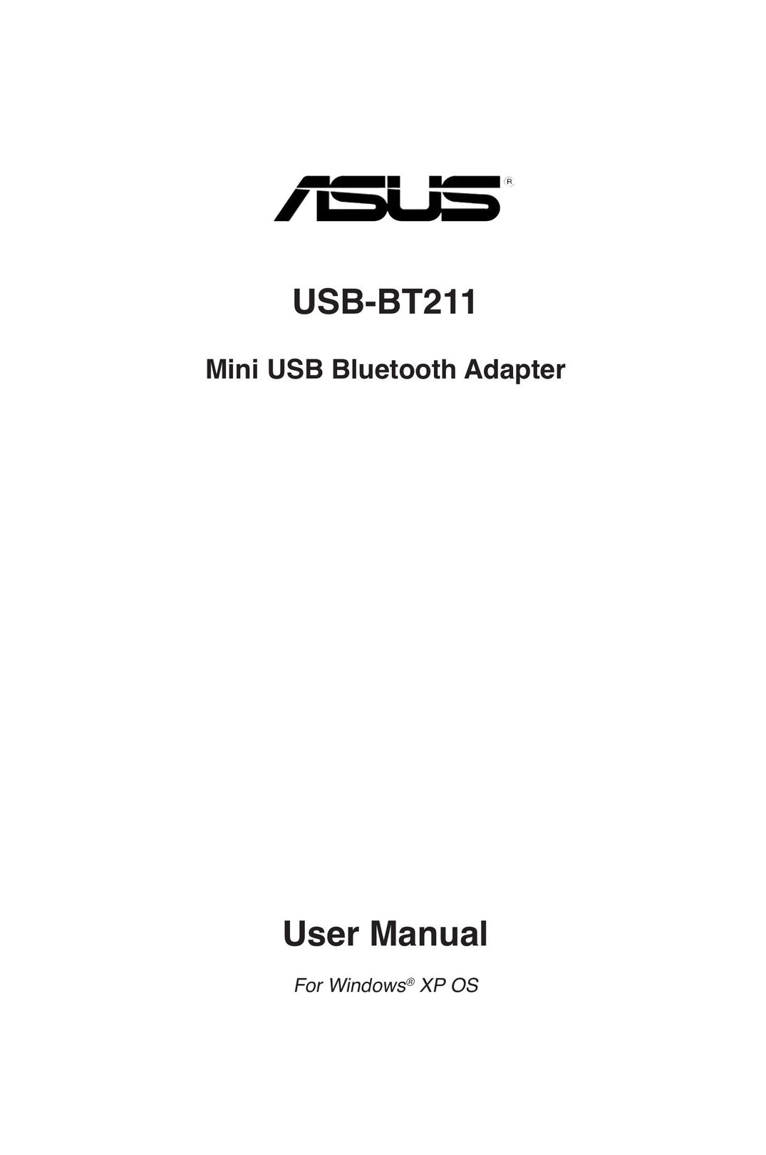 Asus USBBT211 Computer Accessories User Manual