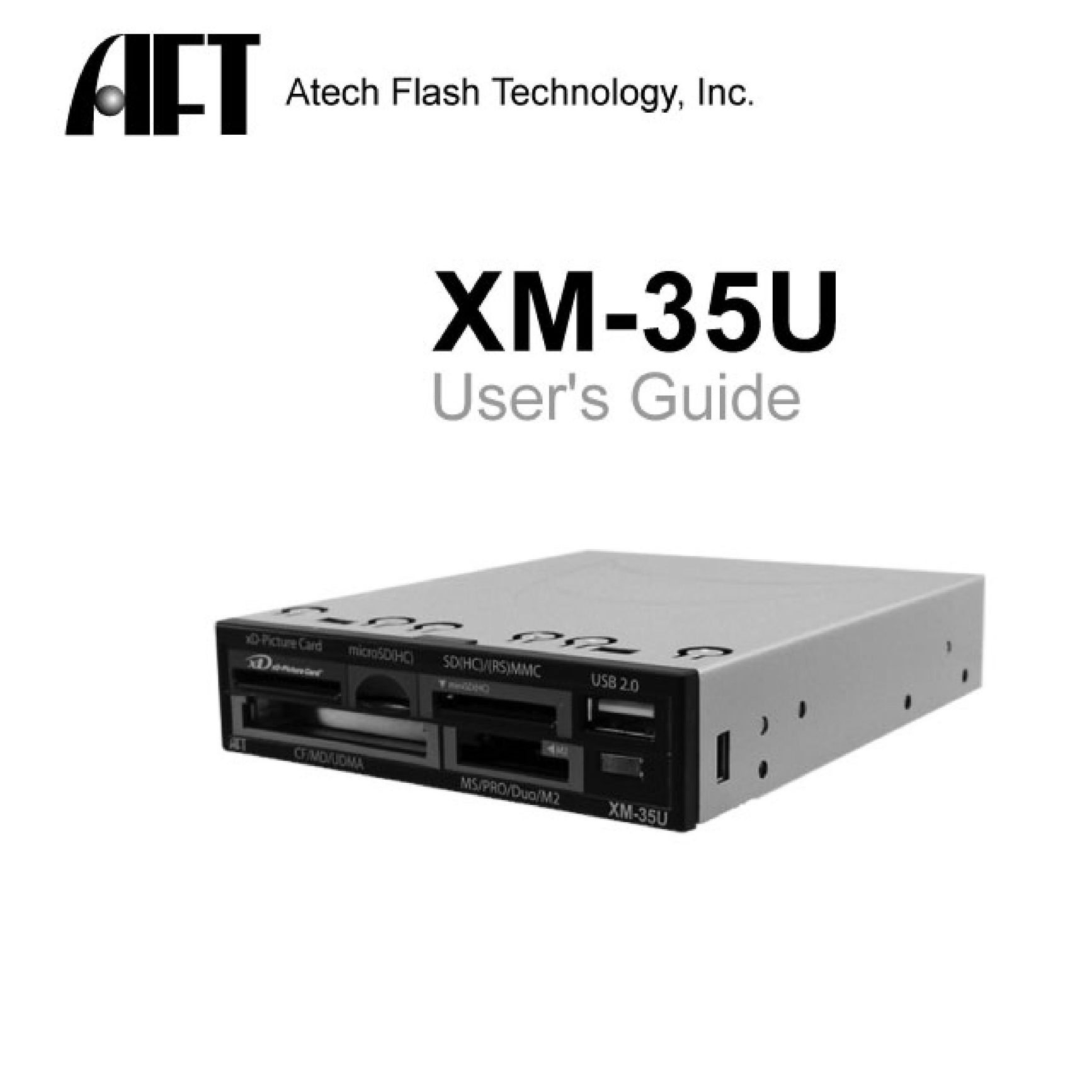 Atech Flash Technology XM-35U Computer Accessories User Manual