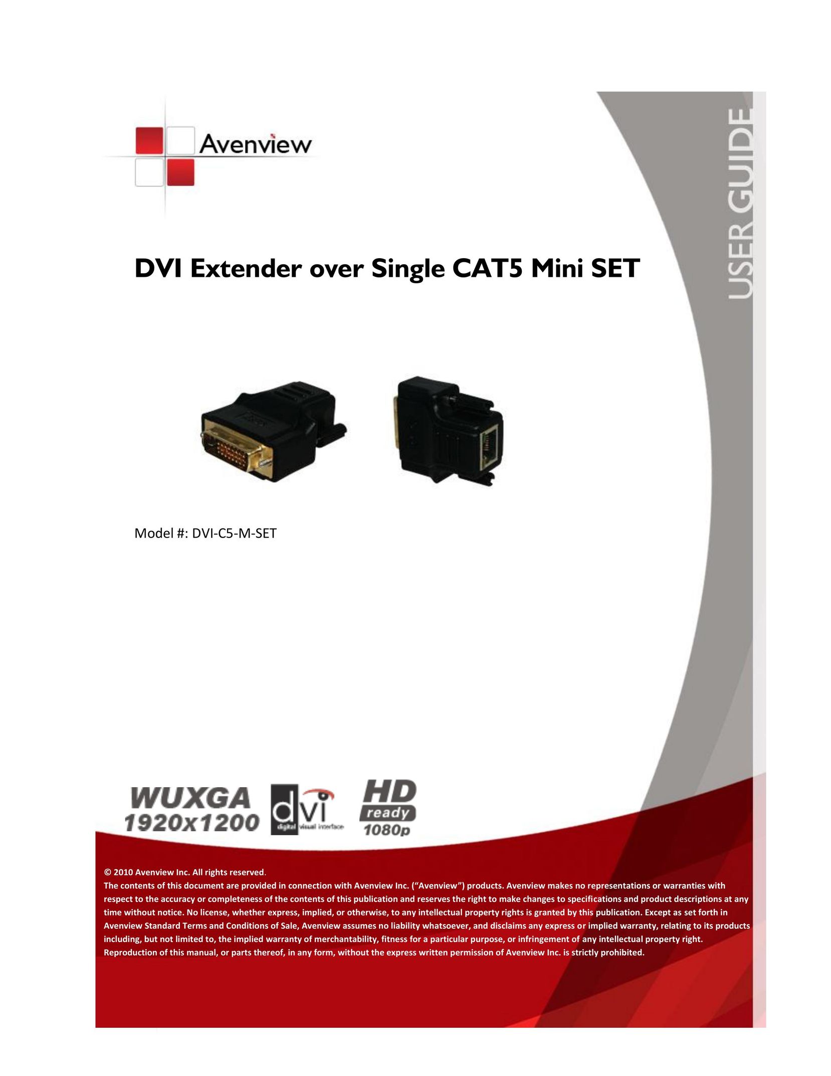 Avenview DVI-C5-M-SET Computer Accessories User Manual