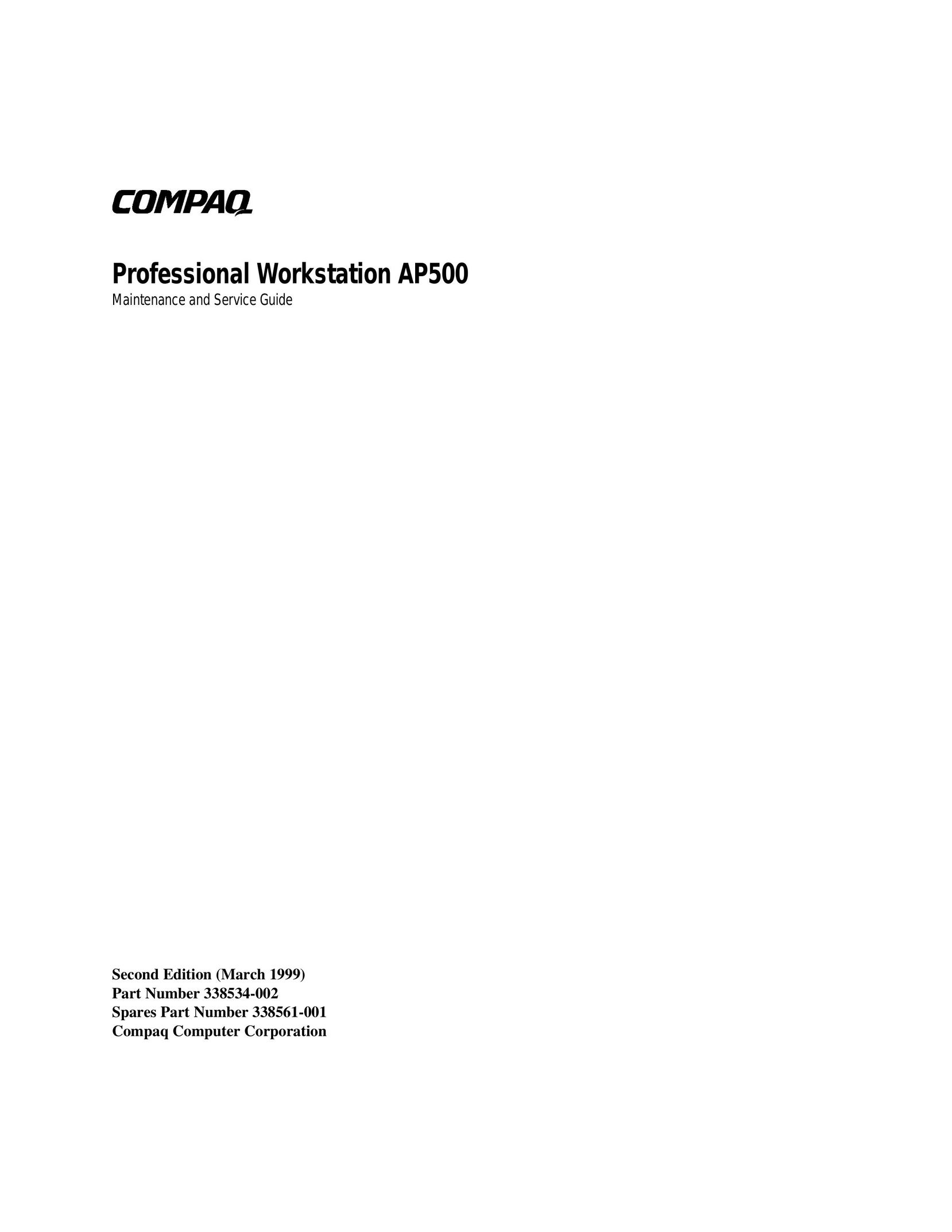 Compaq AP500 Computer Accessories User Manual
