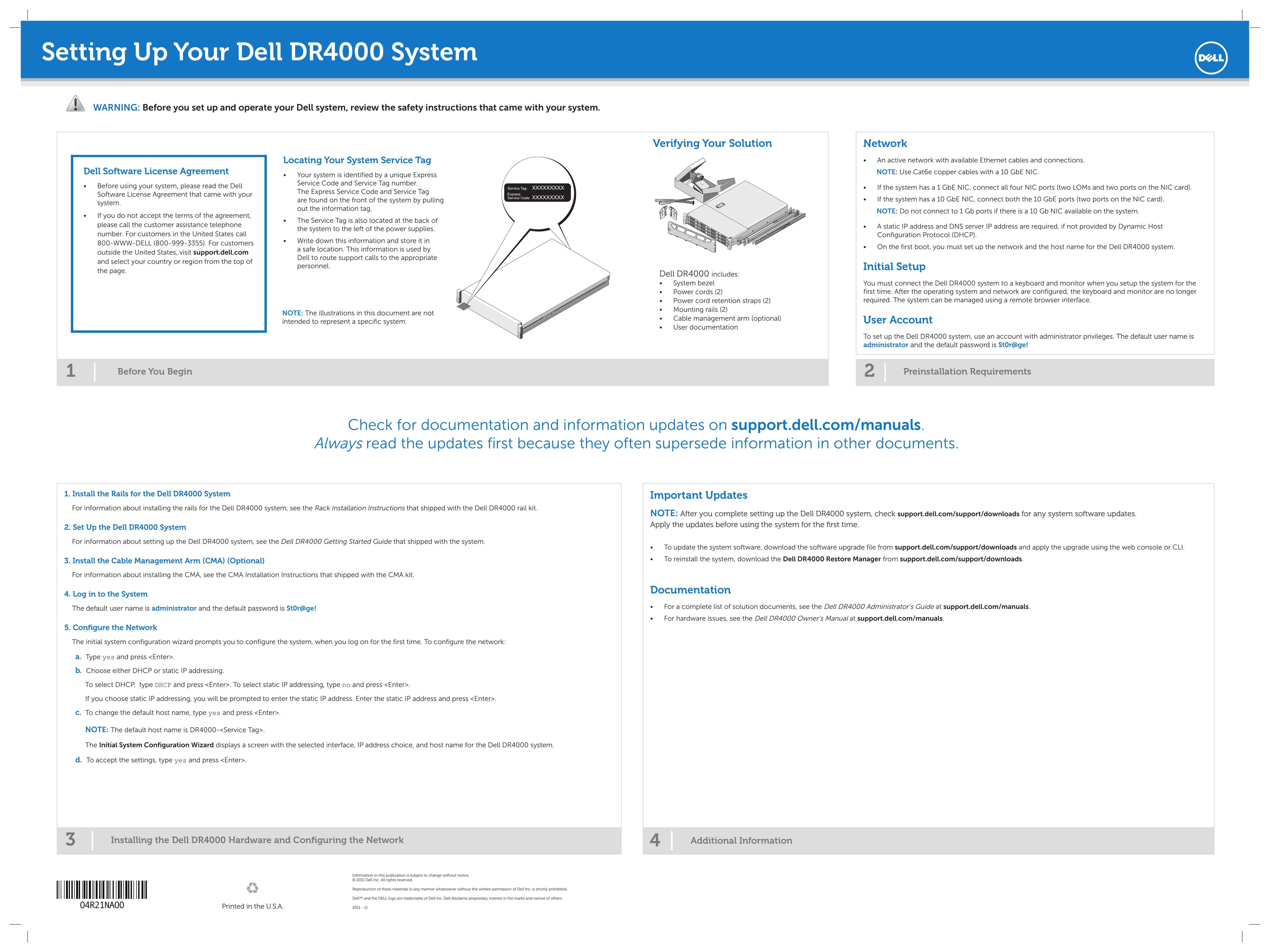 Dell DR4000 Computer Accessories User Manual