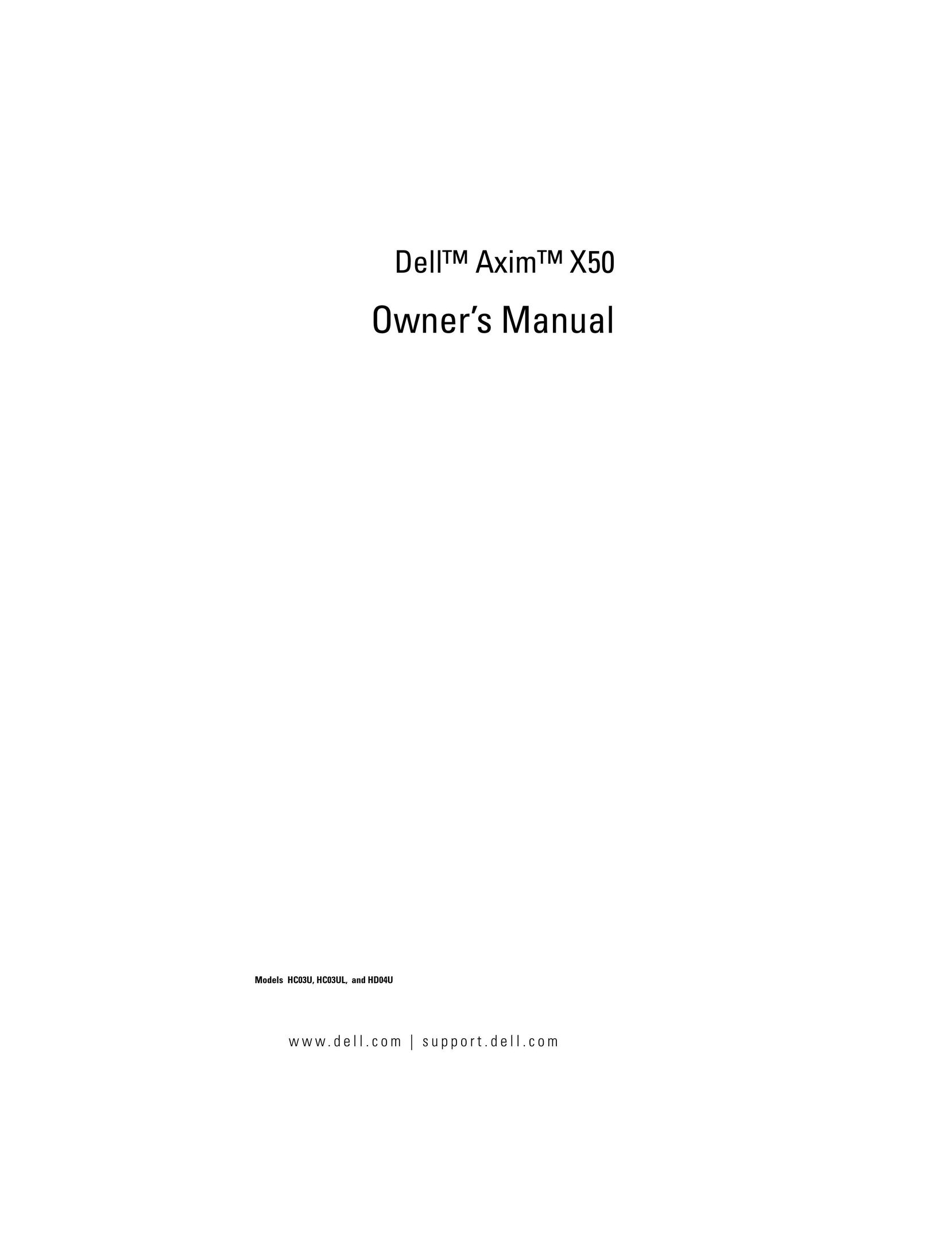 Dell HC03UL Computer Accessories User Manual