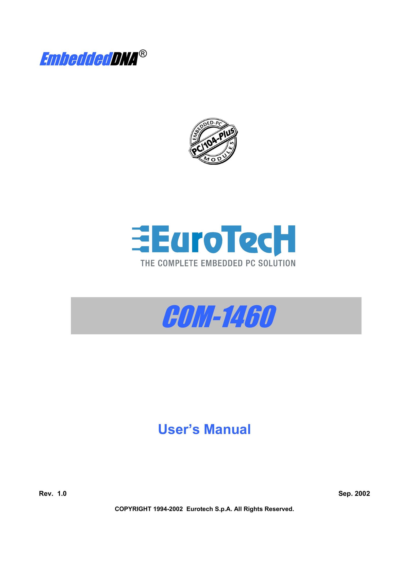 Eurotech Appliances COM-1460 Computer Accessories User Manual