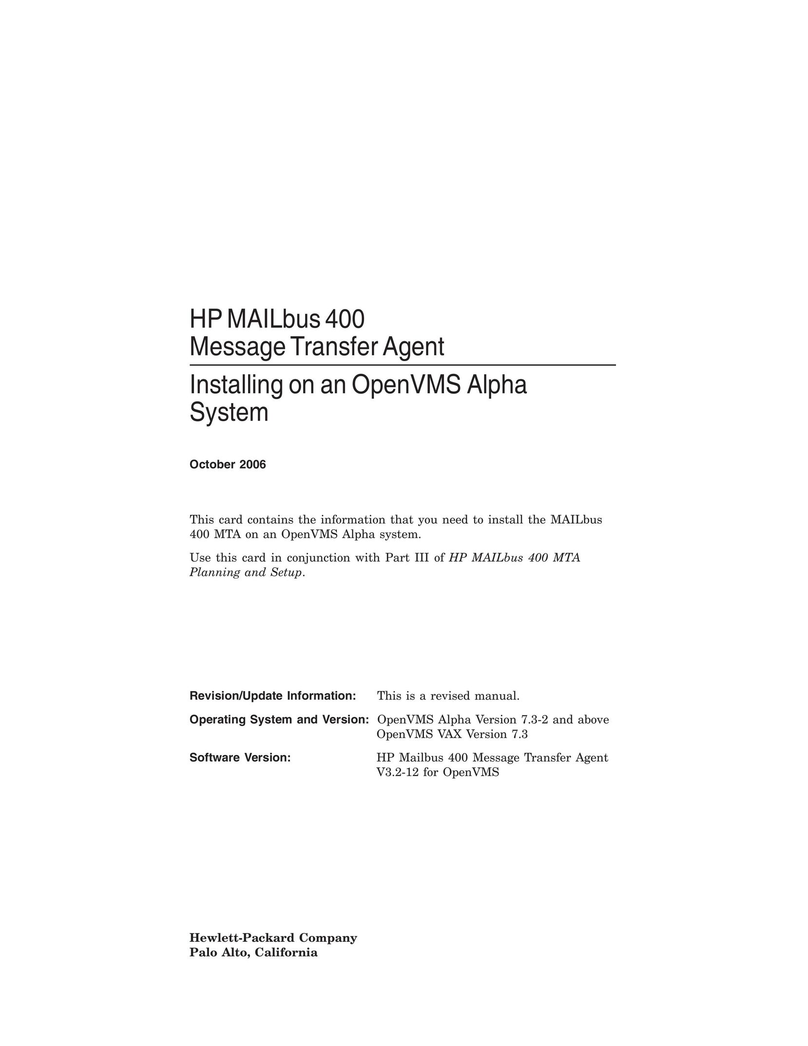 HP (Hewlett-Packard) 400 Computer Accessories User Manual