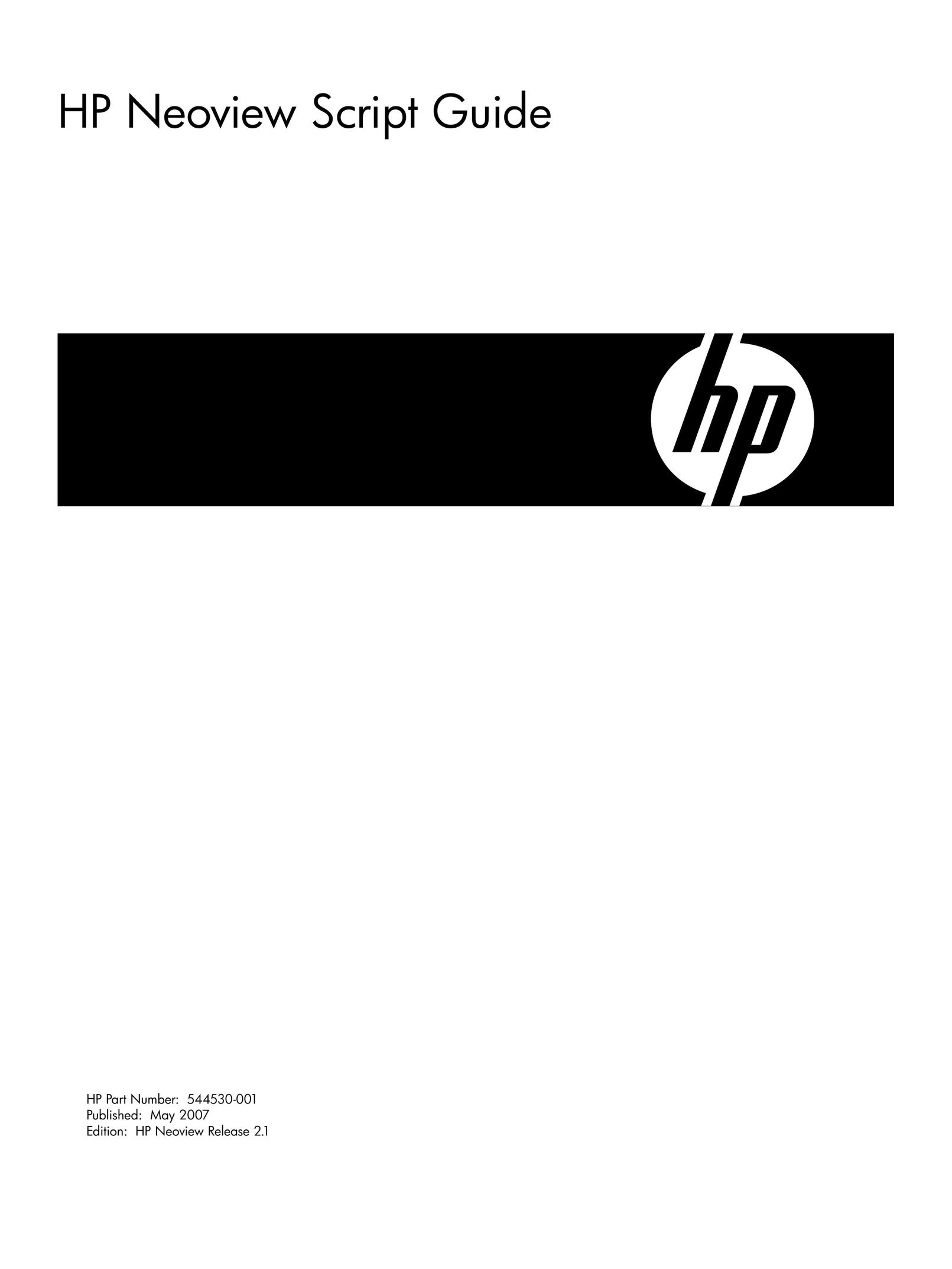 HP (Hewlett-Packard) 544530-001 Computer Accessories User Manual