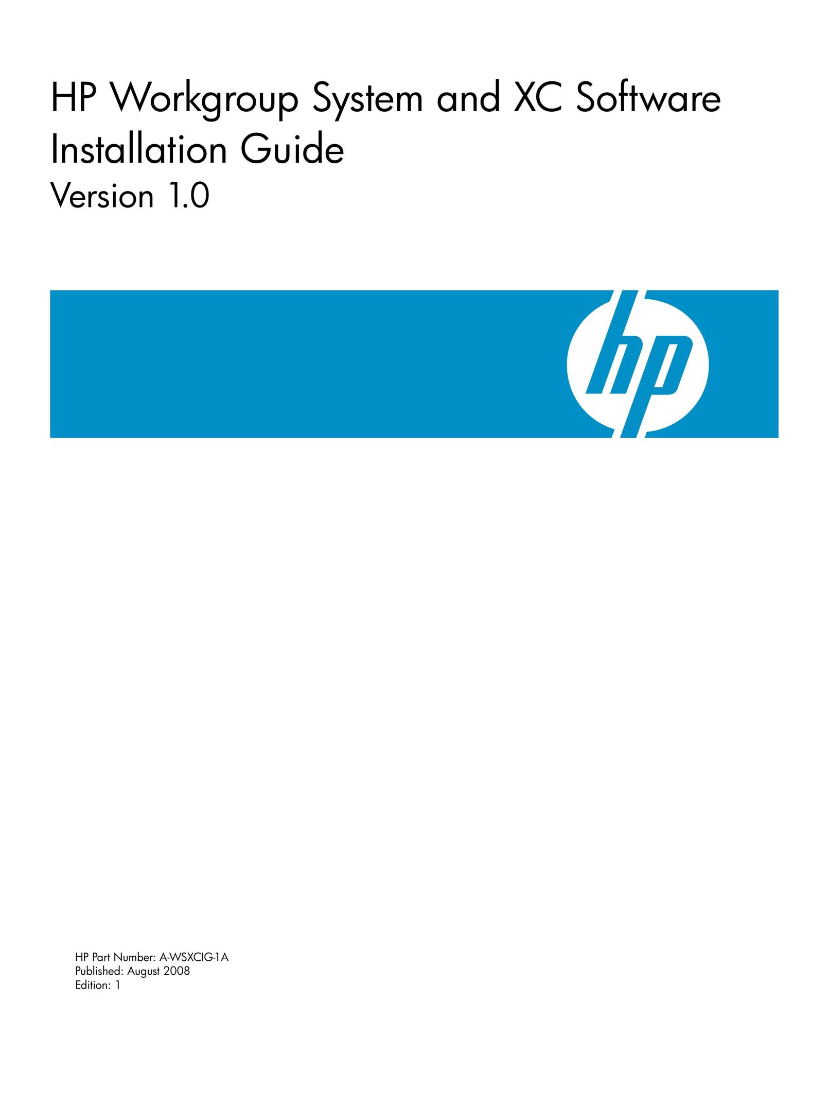 HP (Hewlett-Packard) AWSXCIG-1A Computer Accessories User Manual