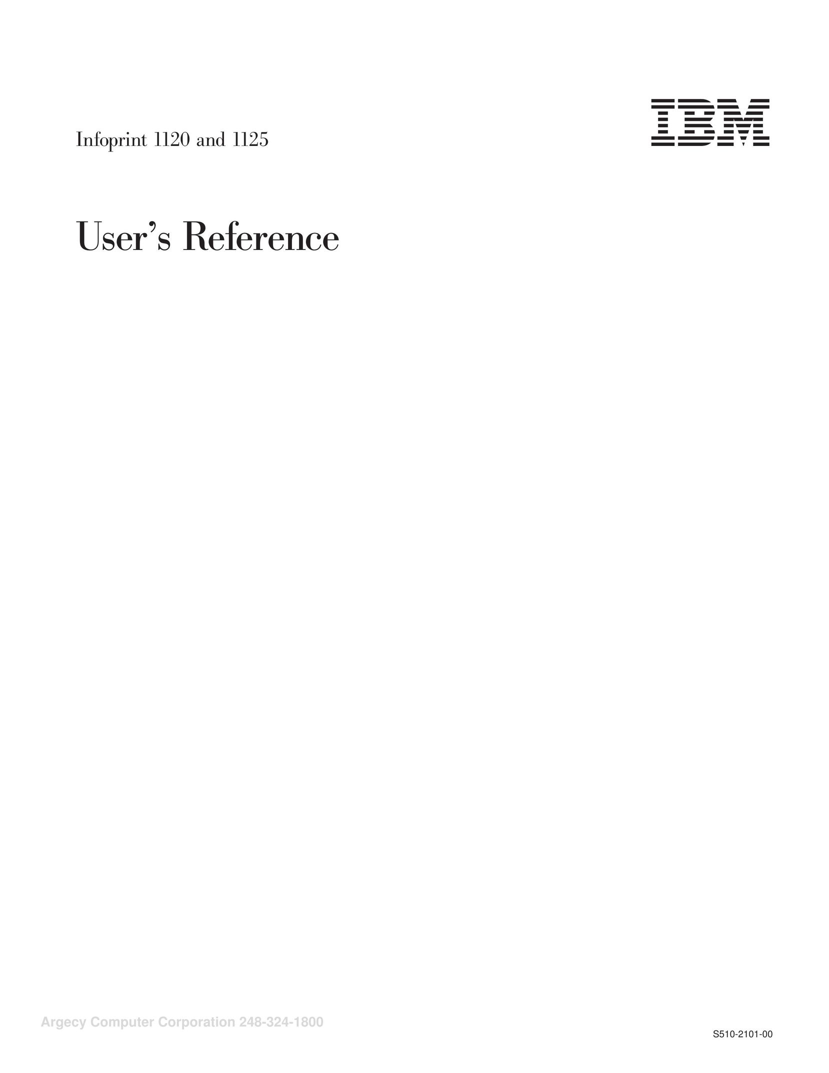IBM 1120 Computer Accessories User Manual