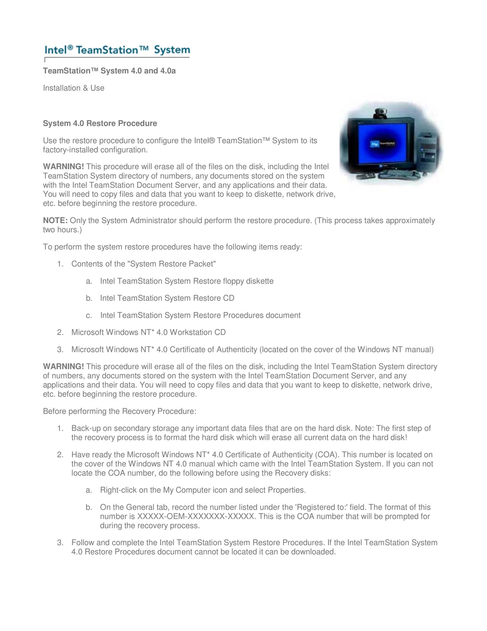Intel 4 Computer Accessories User Manual