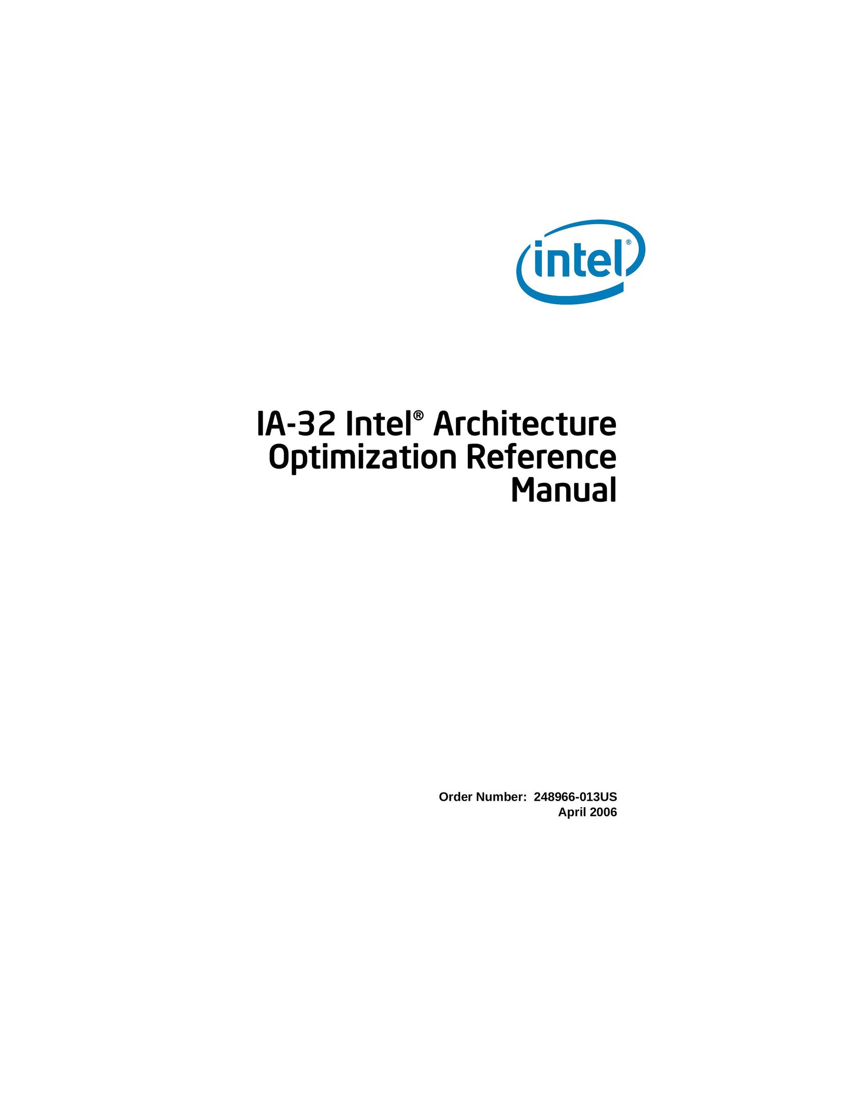 Intel IA-32 Computer Accessories User Manual