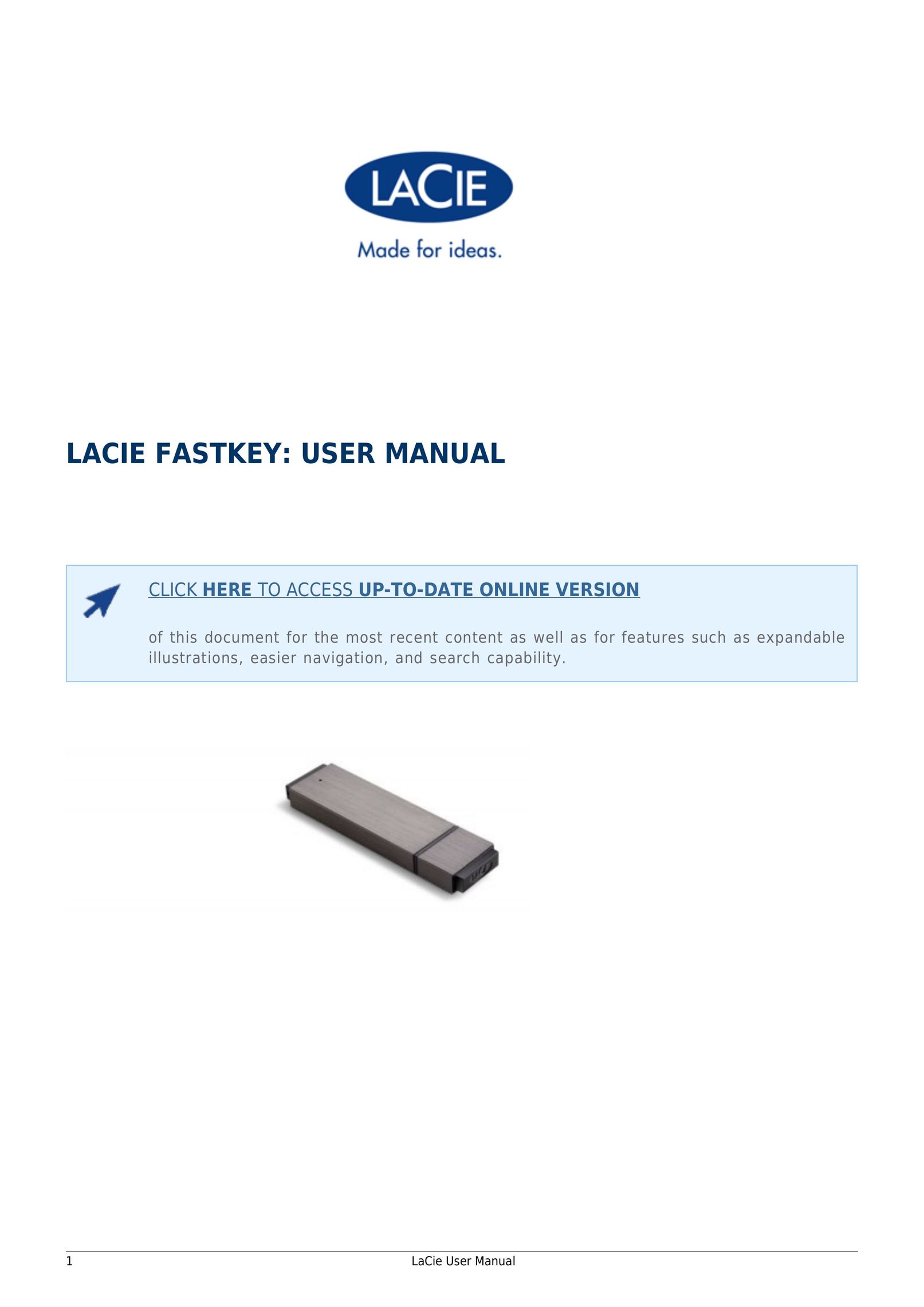 LaCie 14FBC Computer Accessories User Manual