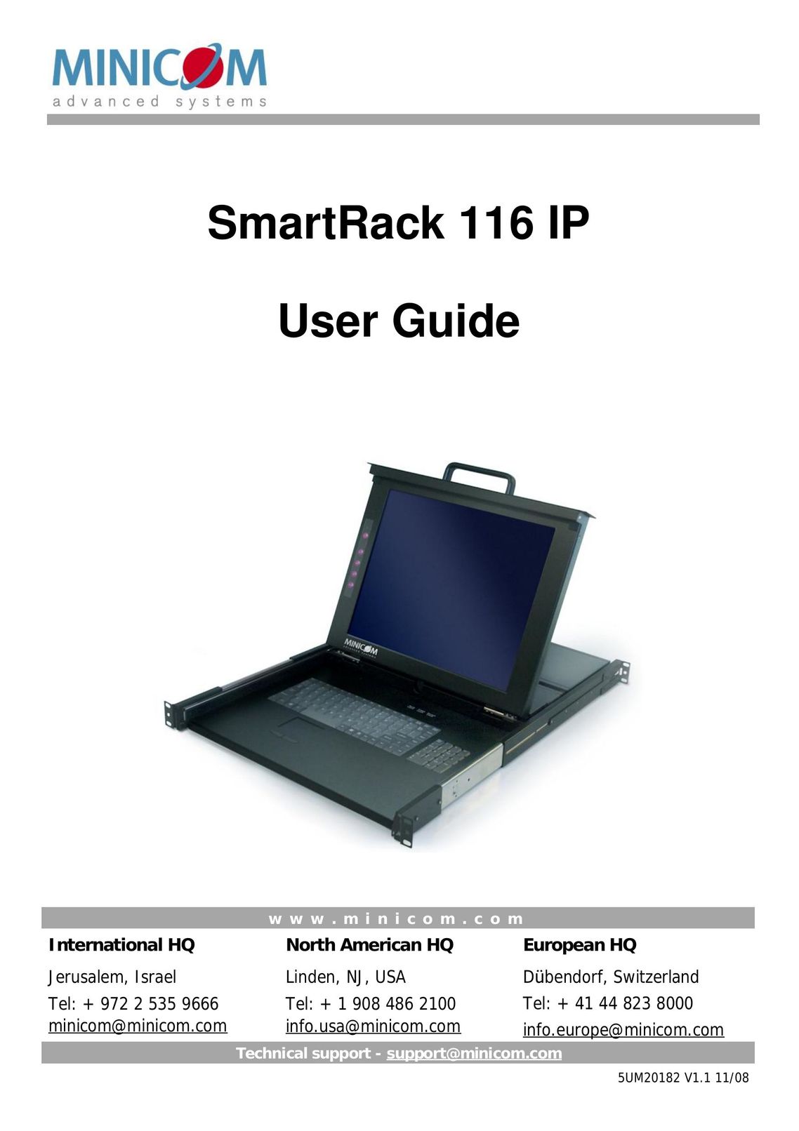 Minicom Advanced Systems 116 IP Computer Accessories User Manual