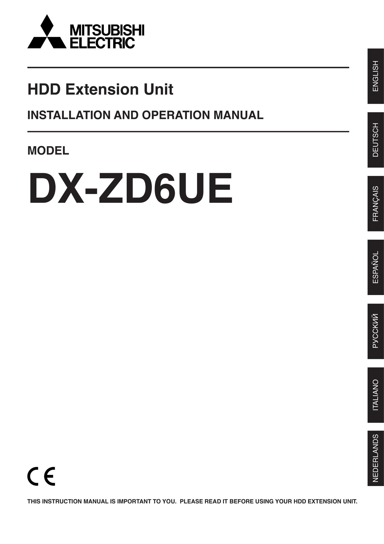 Mitsubishi Electronics DX-ZD6UE Computer Accessories User Manual