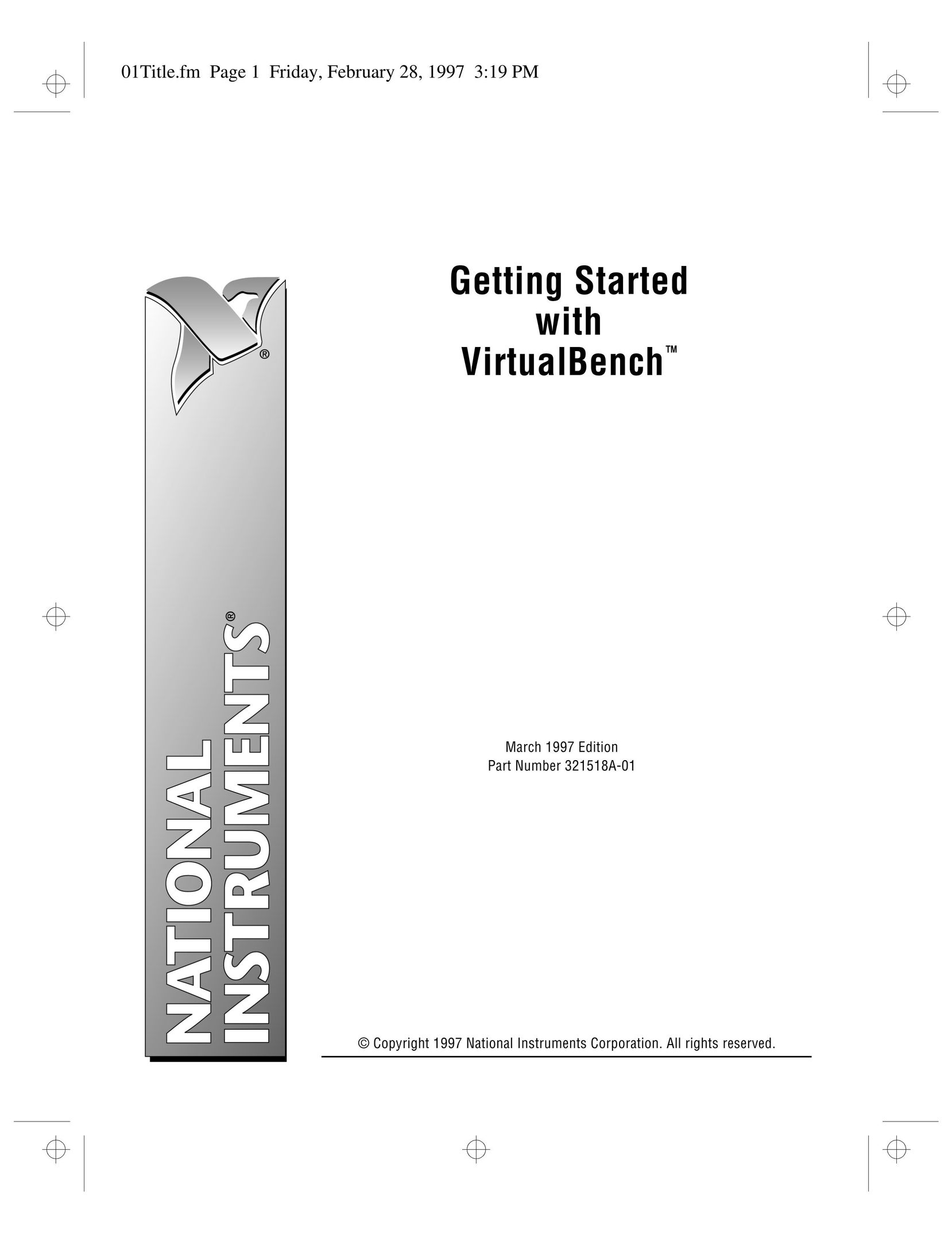 National Instruments VirtualBench Computer Accessories User Manual