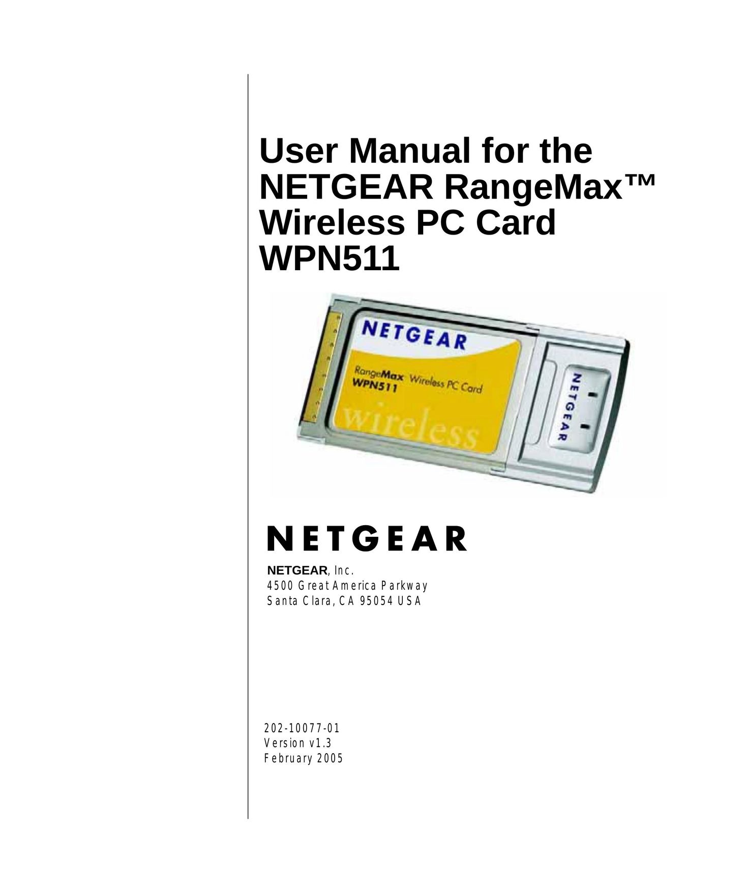 NETGEAR WPN511 Computer Accessories User Manual