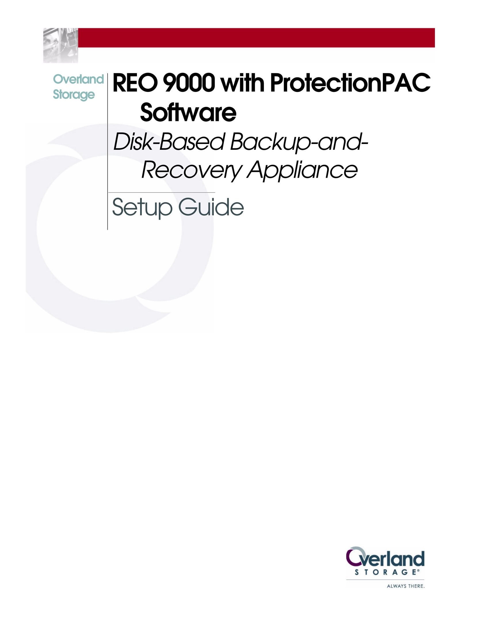 Overland Storage REO 9000 Computer Accessories User Manual