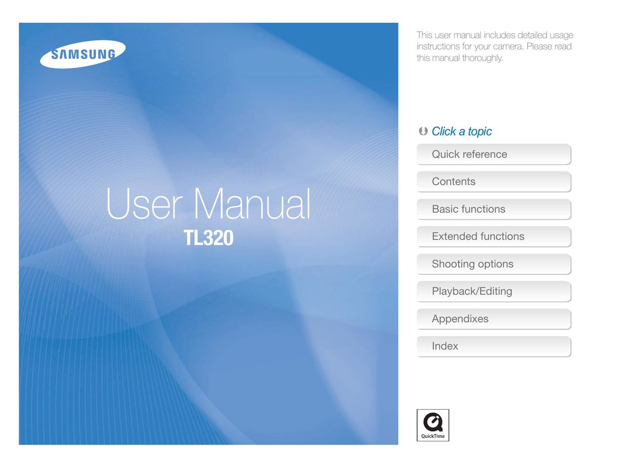 Samsung ECTL320BBPUS Computer Accessories User Manual