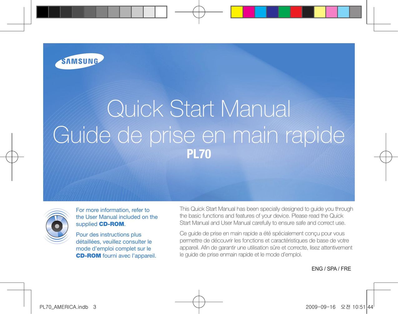 Samsung PL70 Computer Accessories User Manual