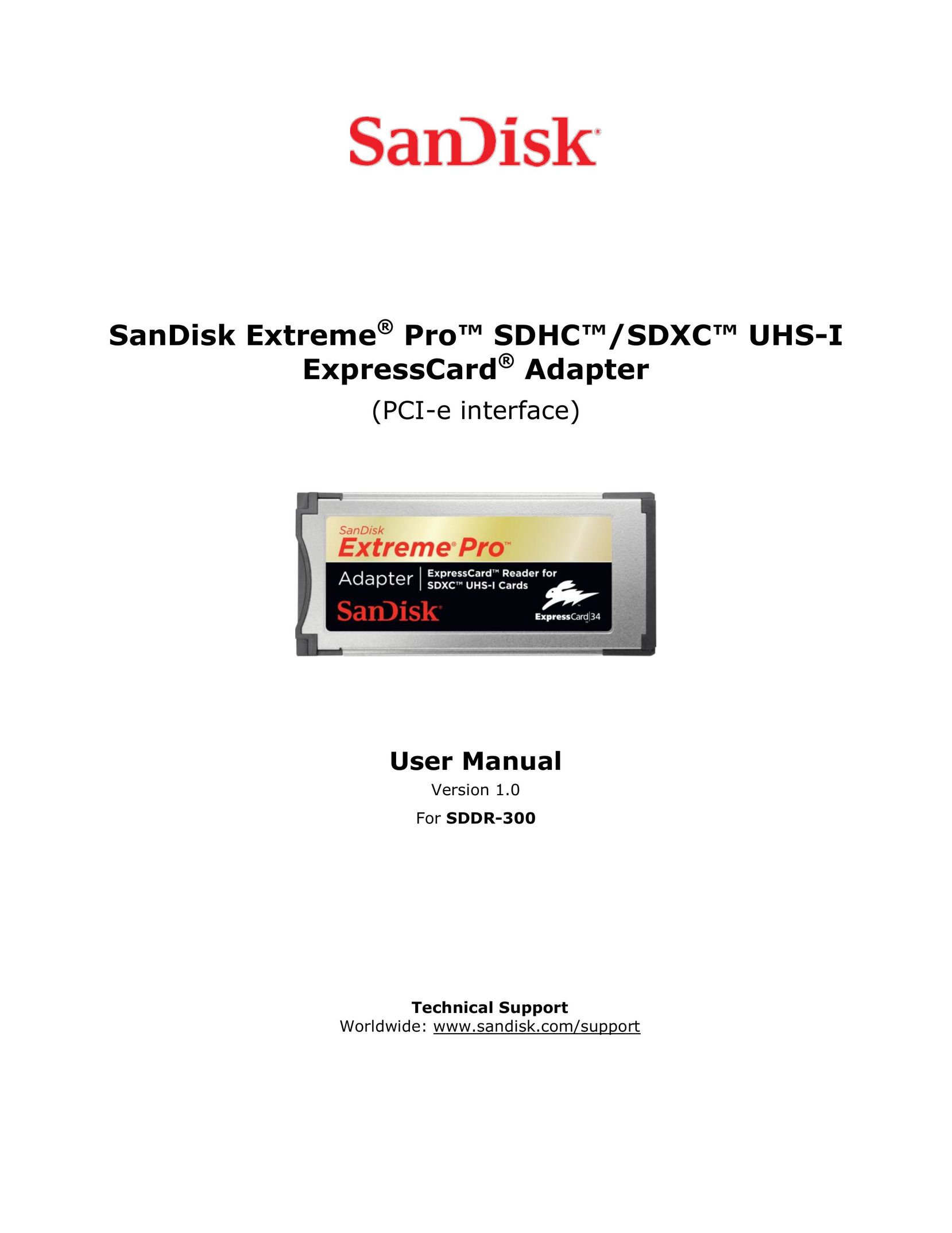 SanDisk SDDR-300 Computer Accessories User Manual