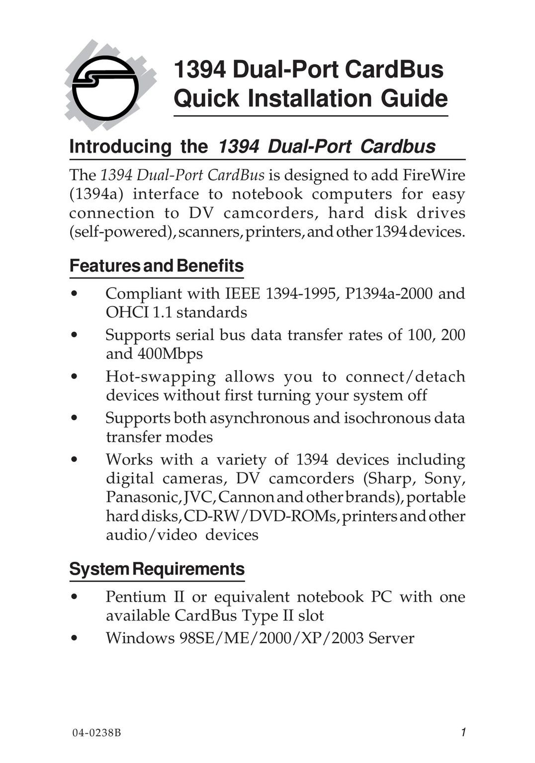 SIIG ZP Computer Accessories User Manual