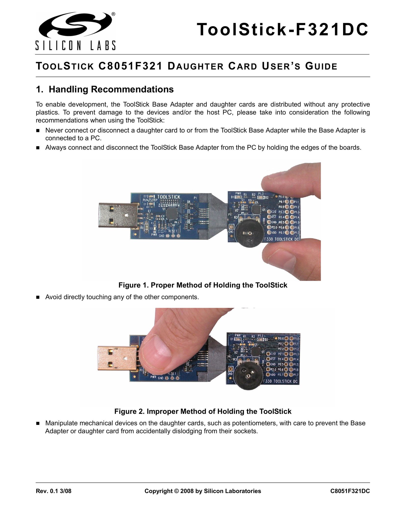 Silicon Laboratories F321DC Computer Accessories User Manual
