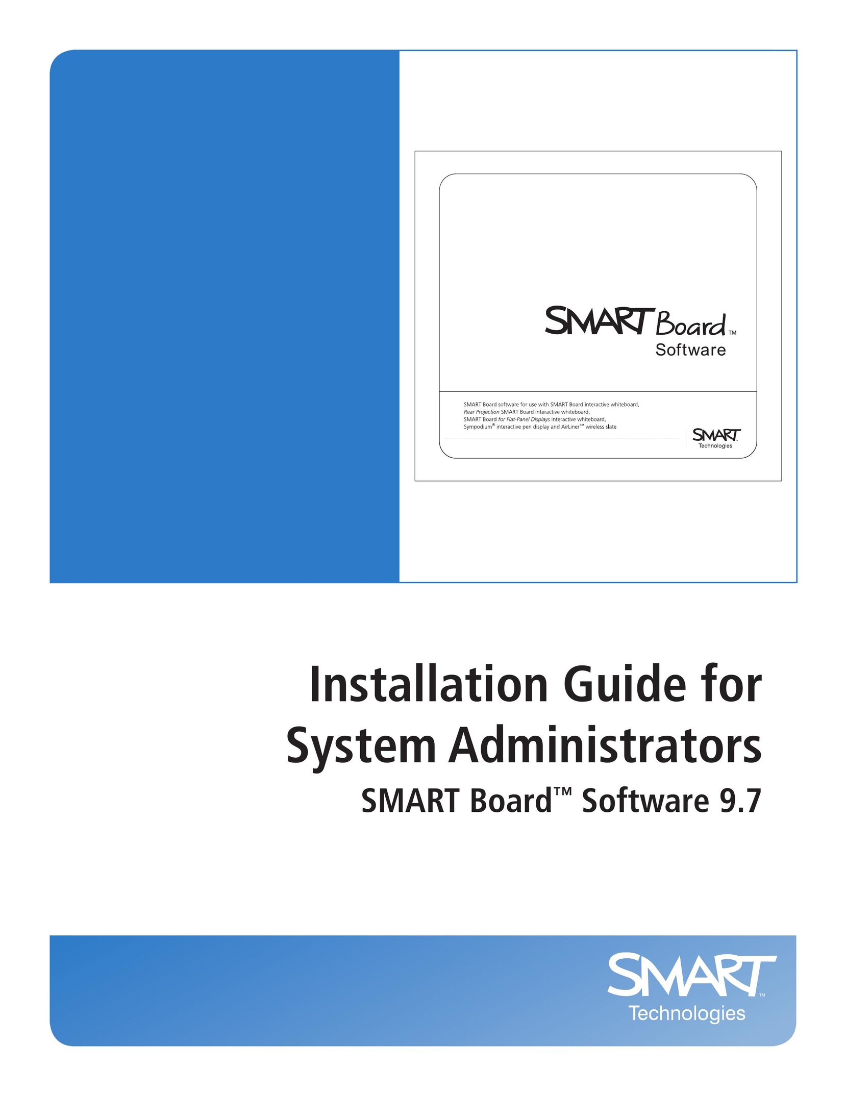 Smart Technologies 9.7 Computer Accessories User Manual