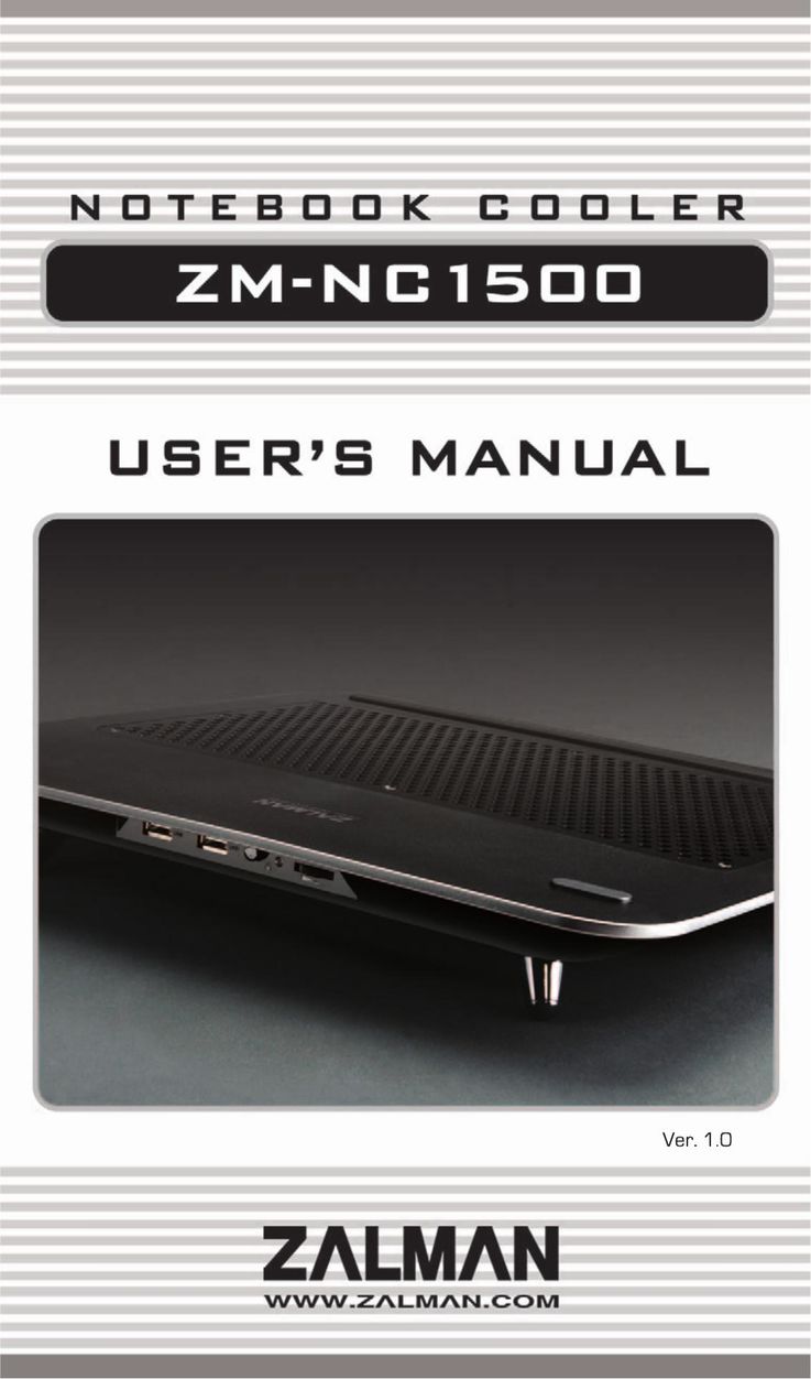 ZALMAN ZMNC1500B Computer Accessories User Manual