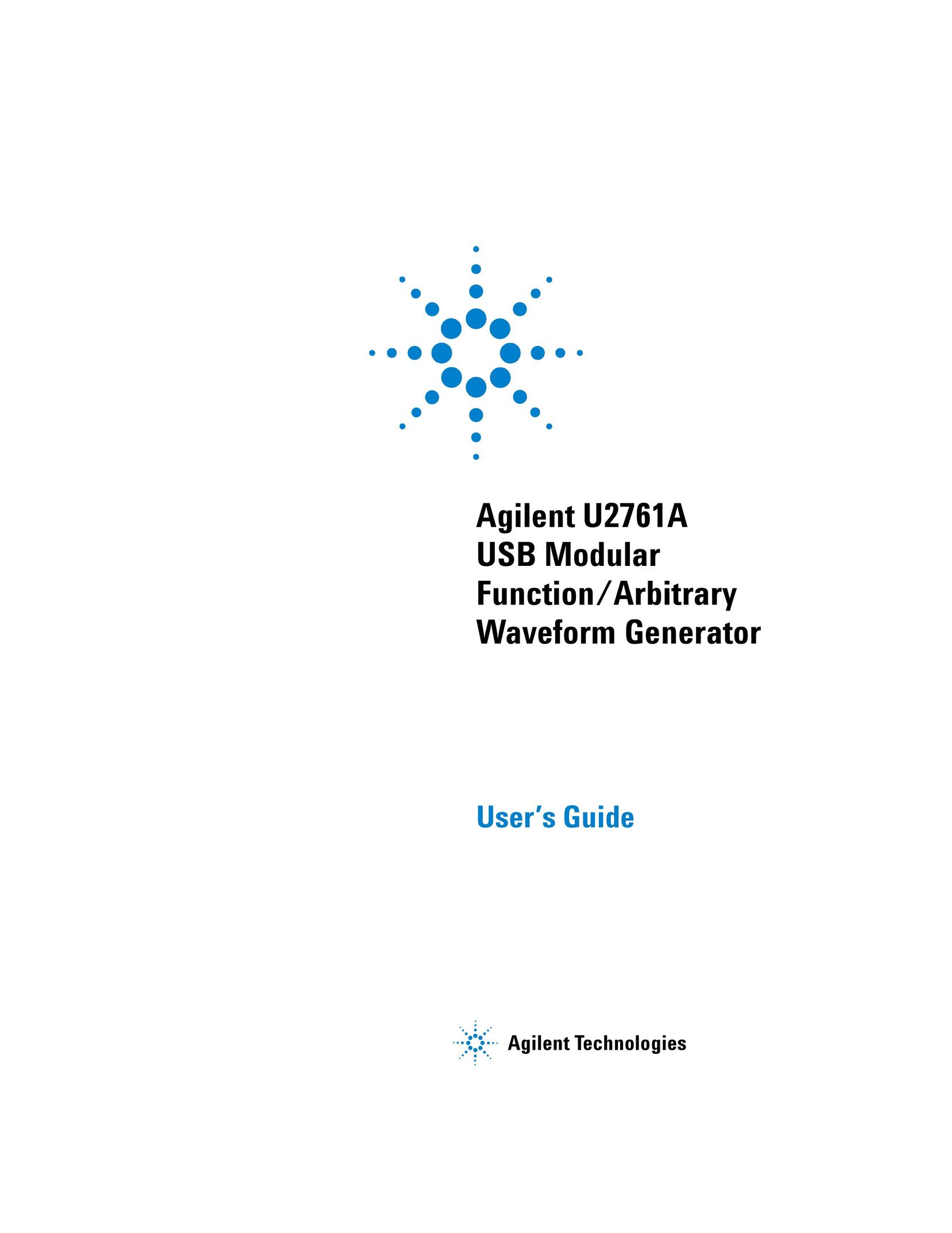 Agilent Technologies U2761A Computer Drive User Manual