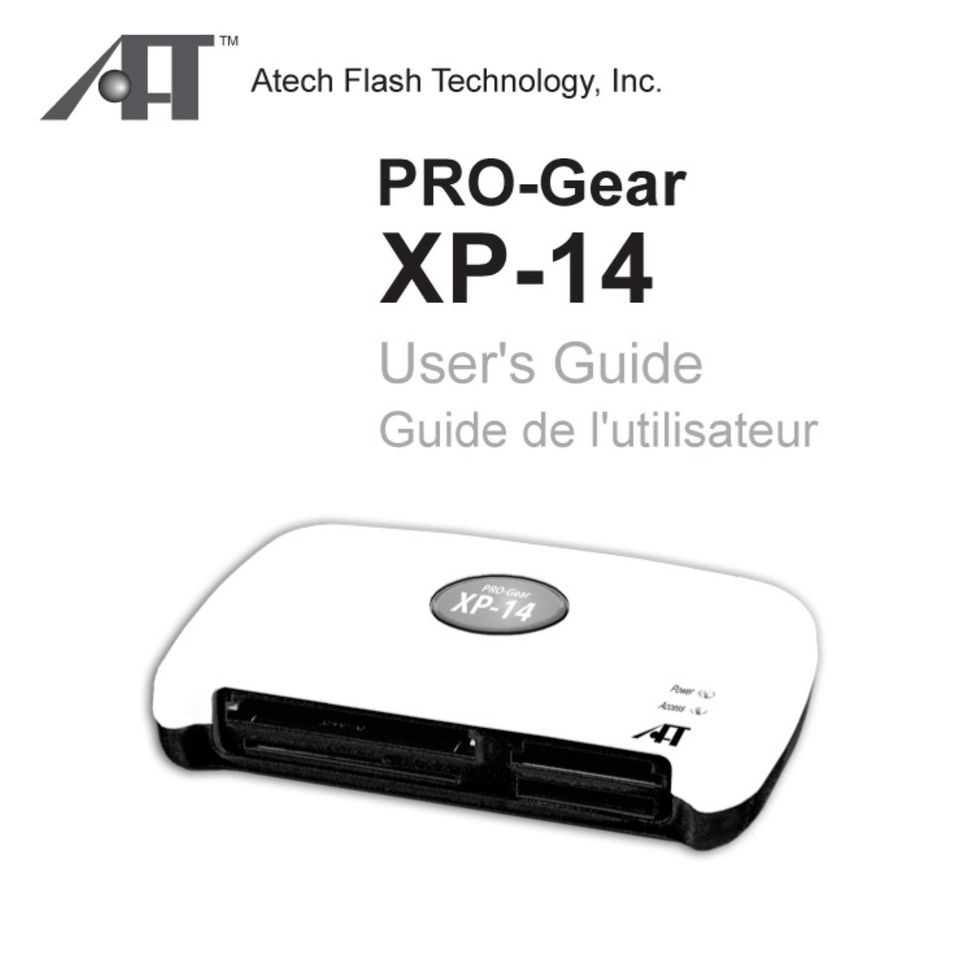 Atech Flash Technology XP-14 Computer Drive User Manual