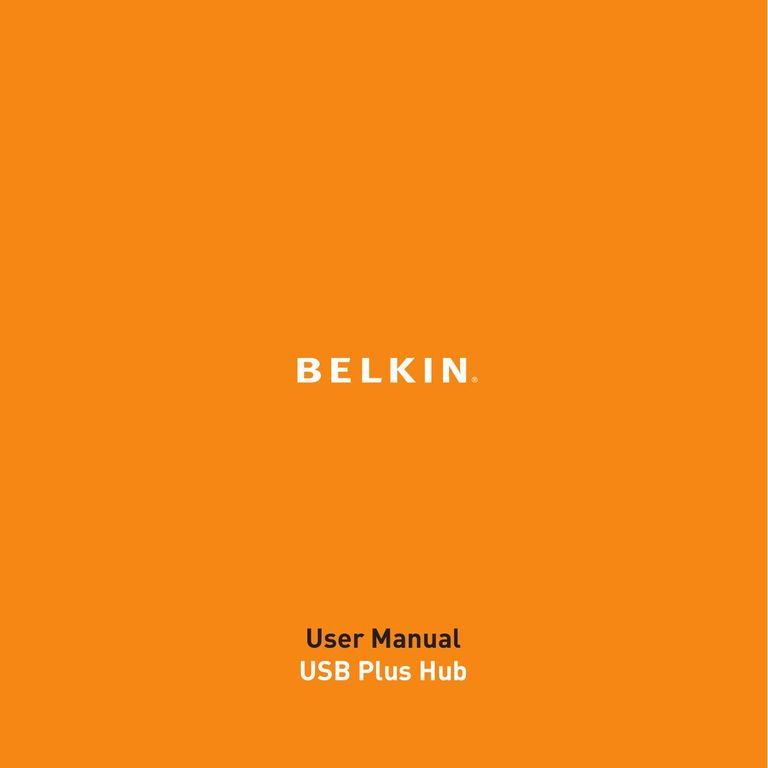Belkin F5U307 Computer Drive User Manual