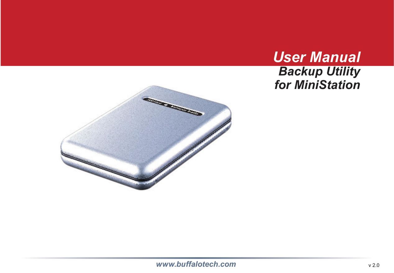 Buffalo Technology MiniStation Computer Drive User Manual