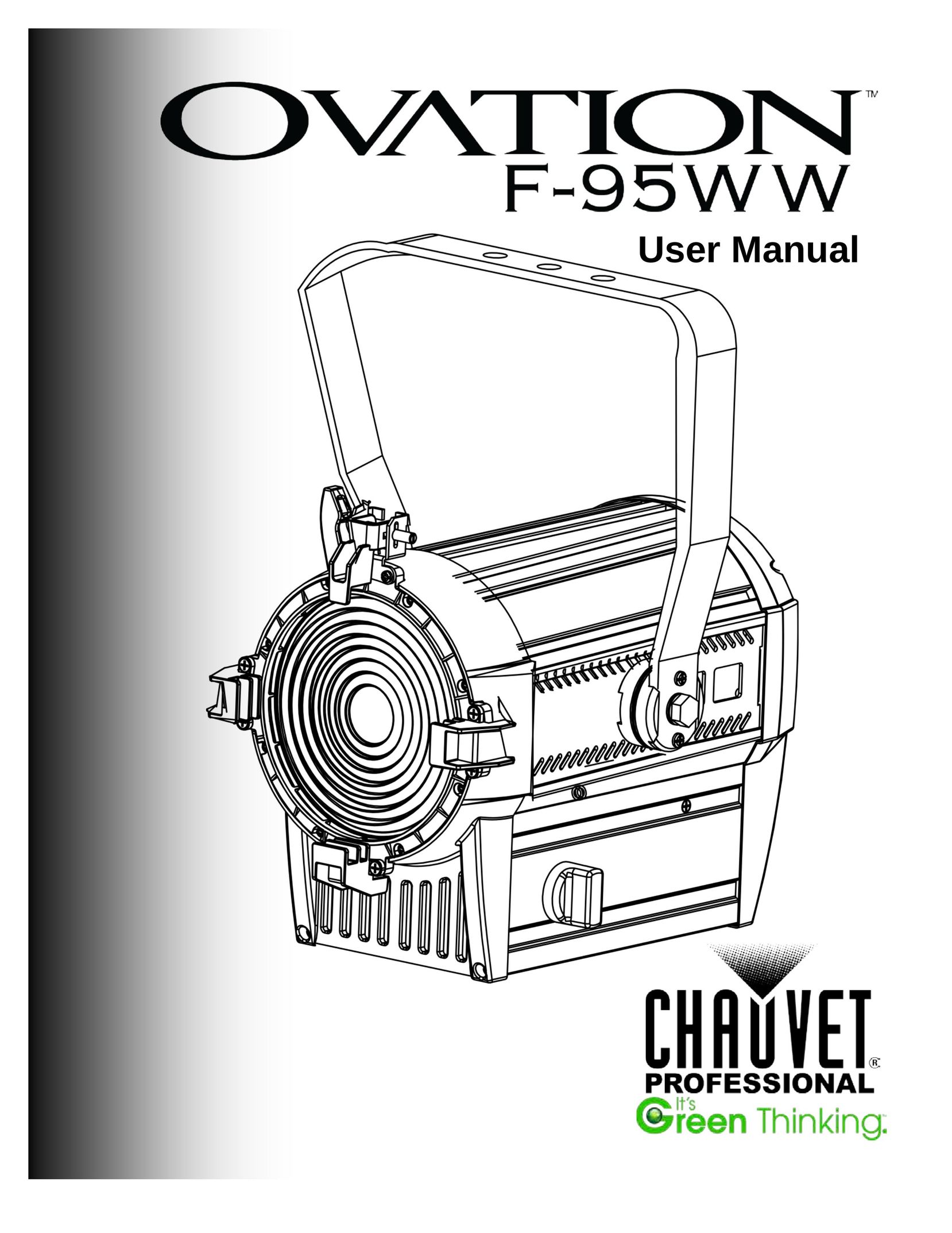 Chauvet f-95ww Computer Drive User Manual