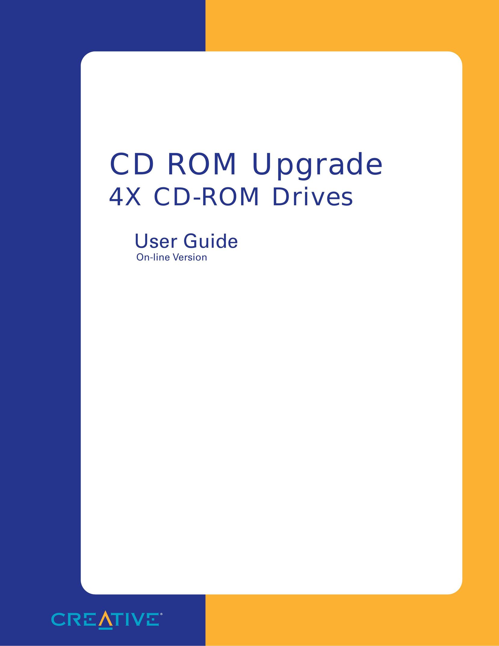 Creative GCD-R542B Computer Drive User Manual