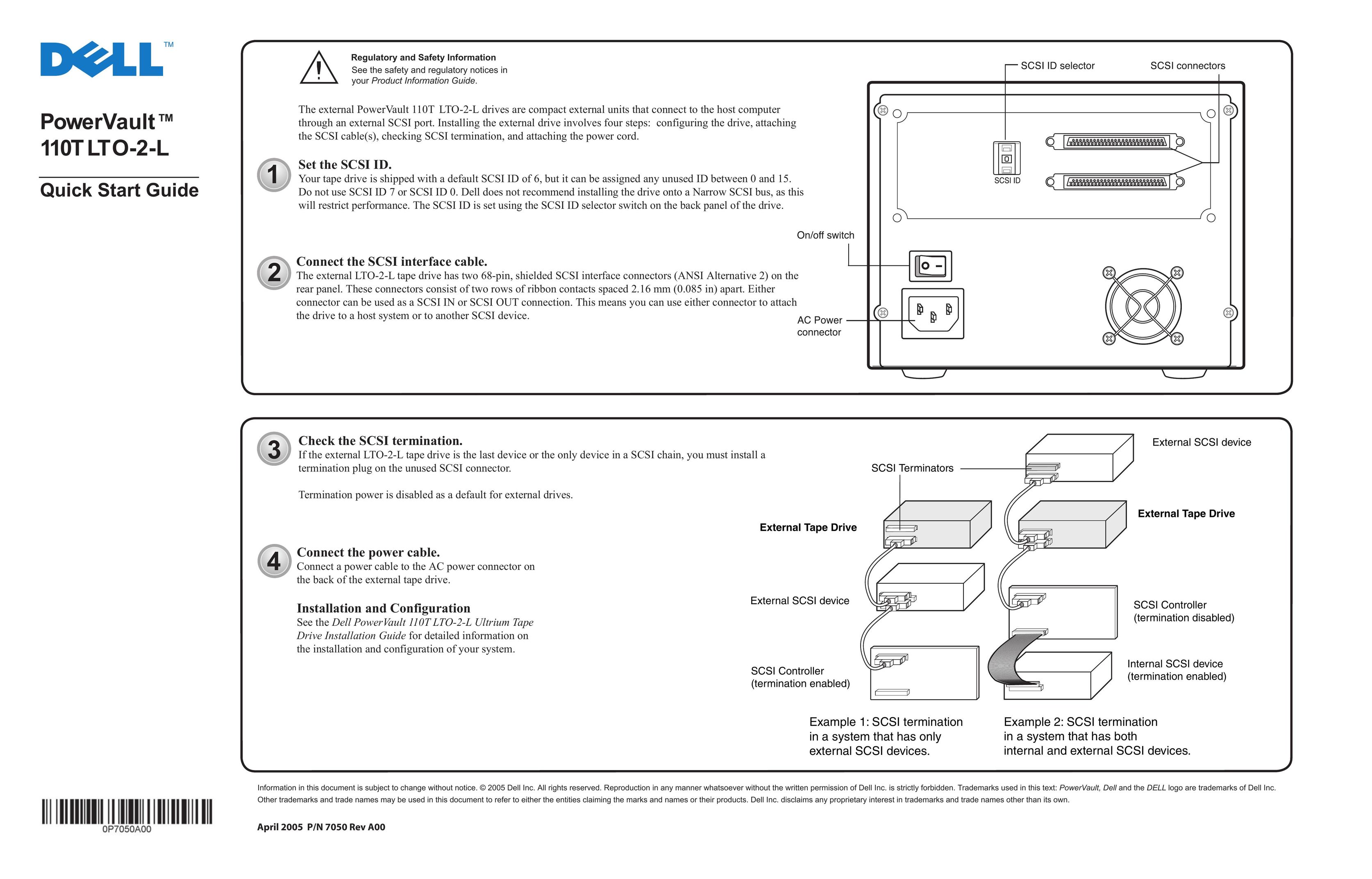 Dell 110T LTO-2-L Computer Drive User Manual