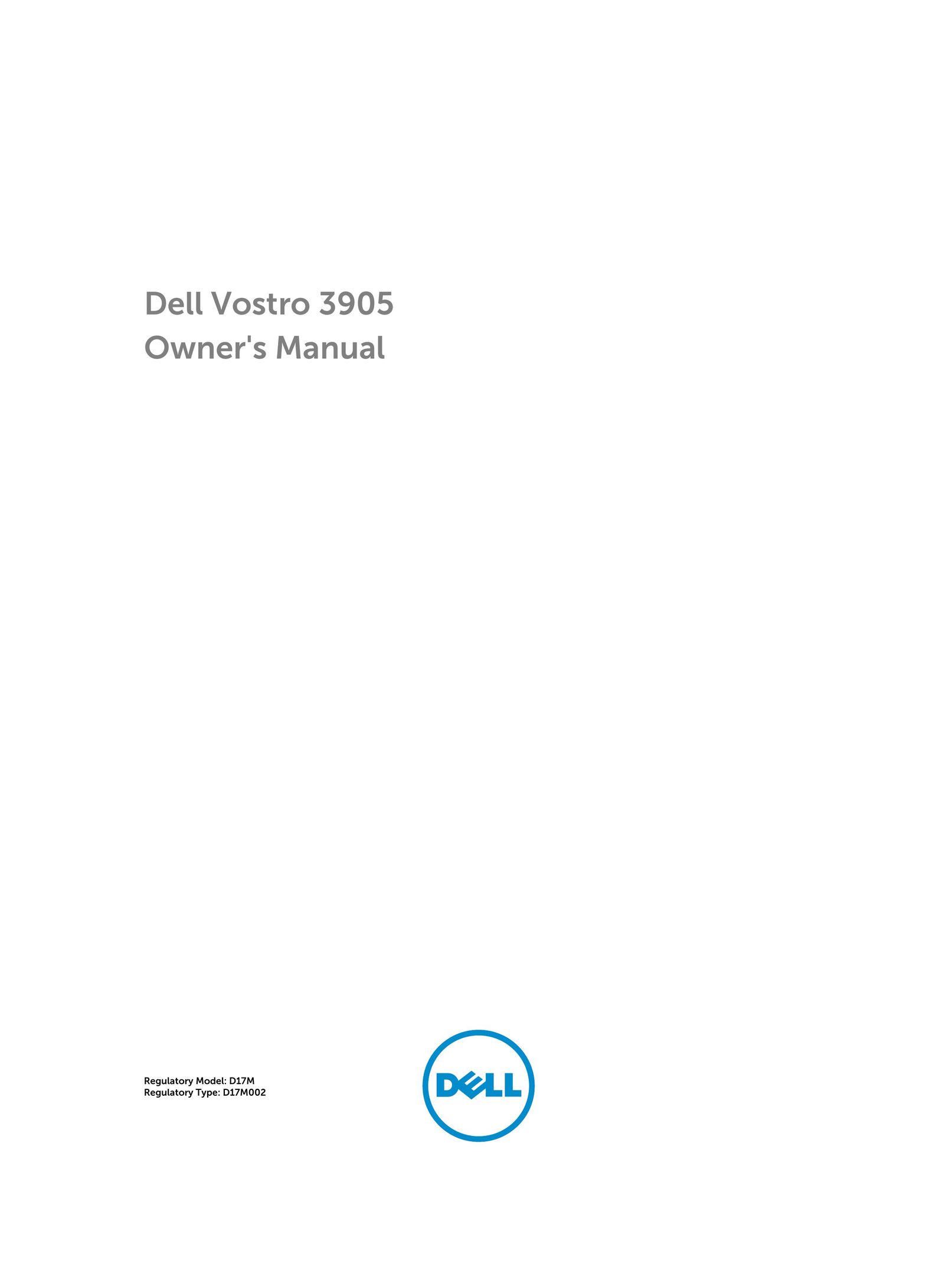 Dell 3905 Computer Drive User Manual