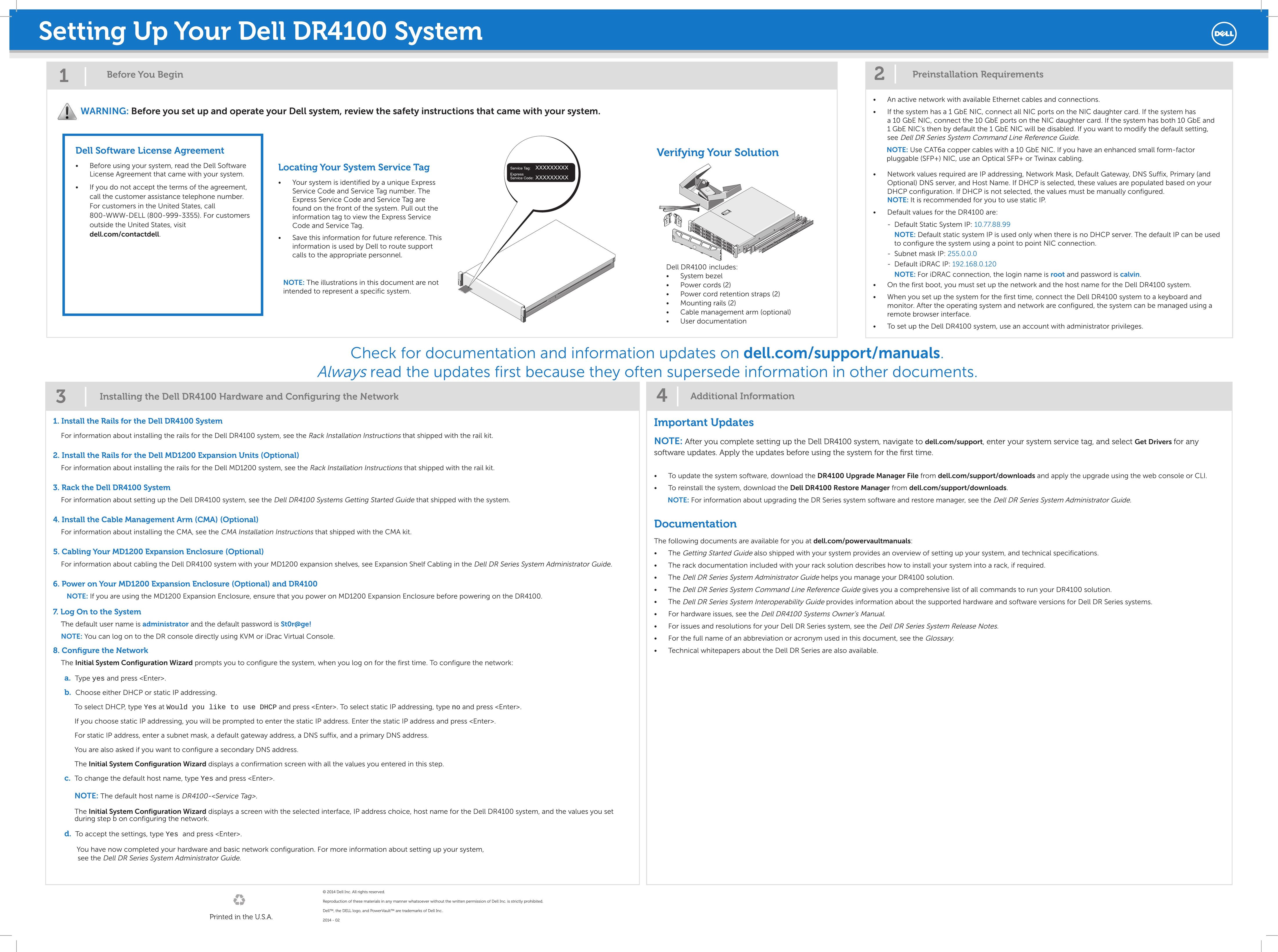 Dell DR4100 Computer Drive User Manual