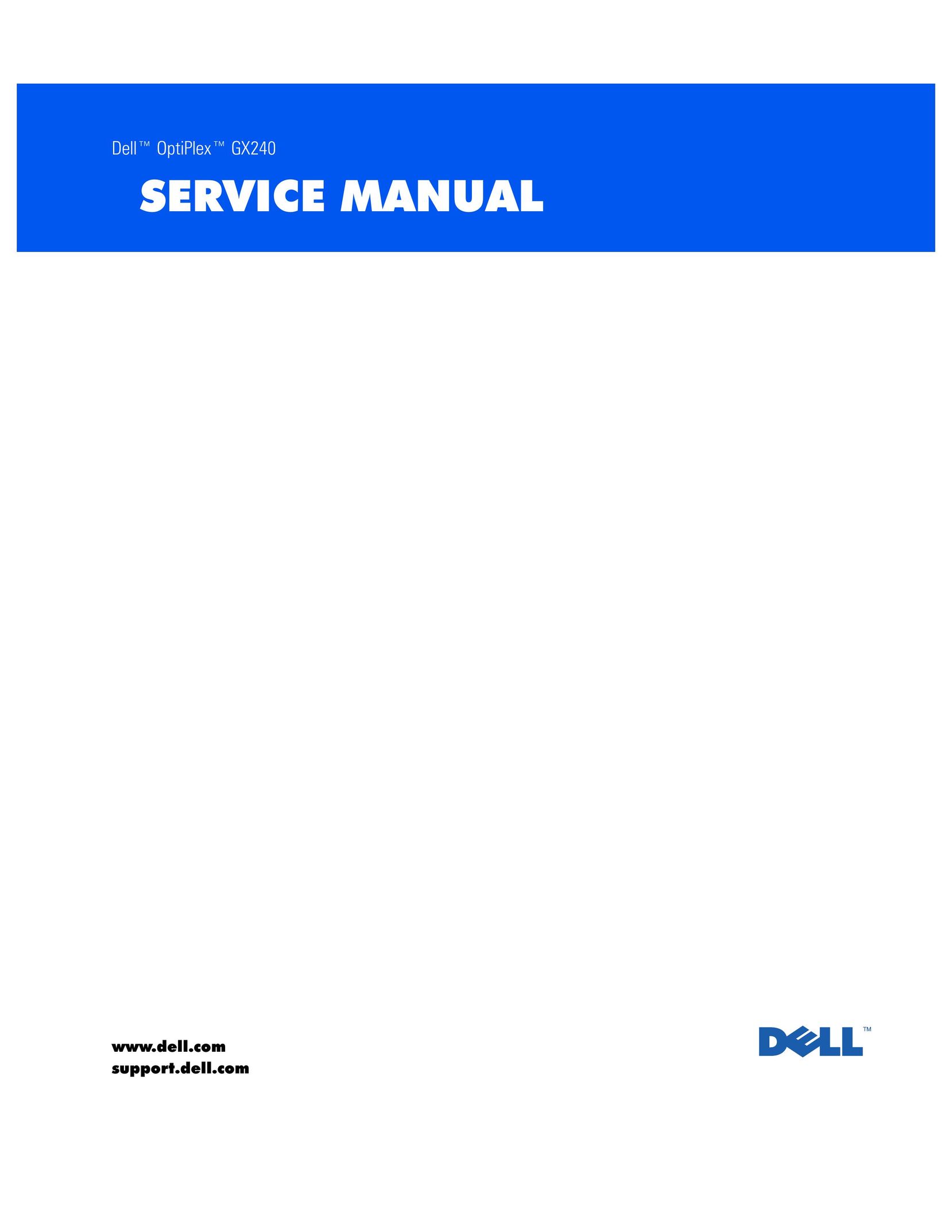 Dell GX240 Computer Drive User Manual