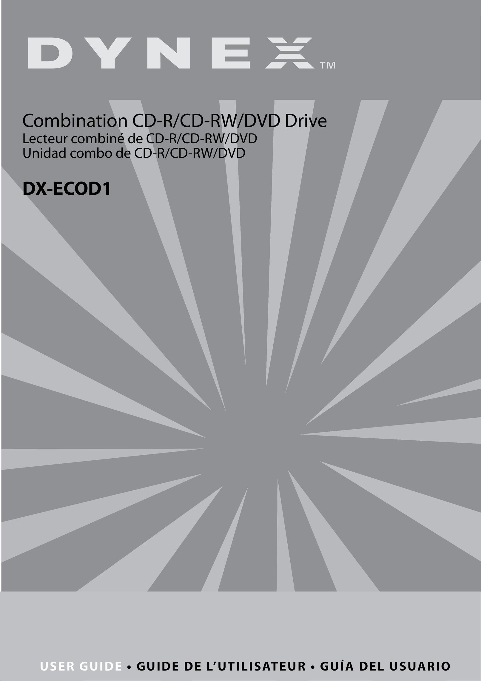 Dynex DX-ECOD1 Computer Drive User Manual