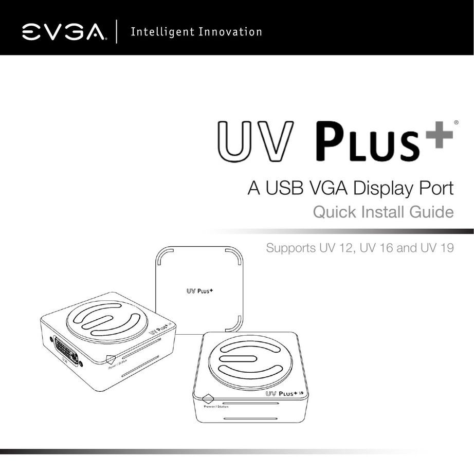 EVGA UV 12 Computer Drive User Manual